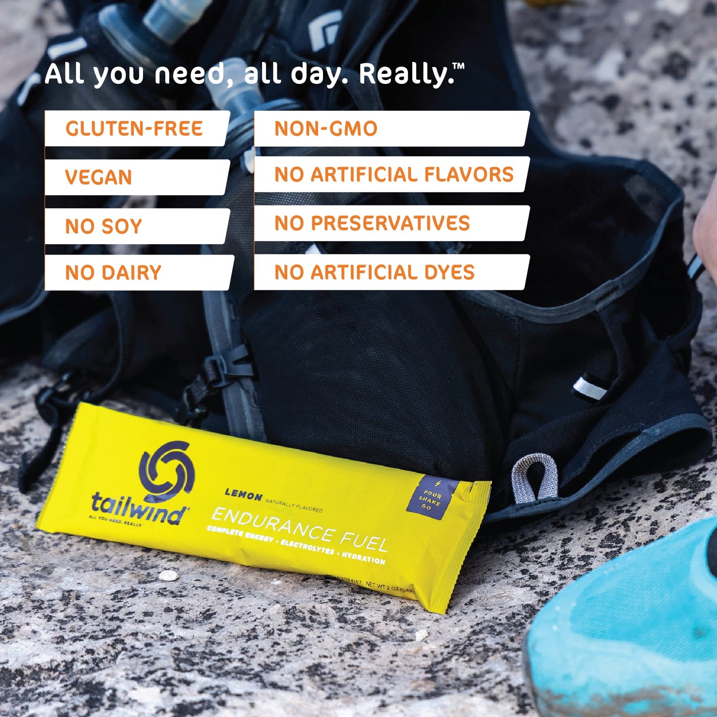 Tailwind Grab-and-Go Endurance Fuel Single Serve Assorted Flavors Tailwind NutritionUS supplements