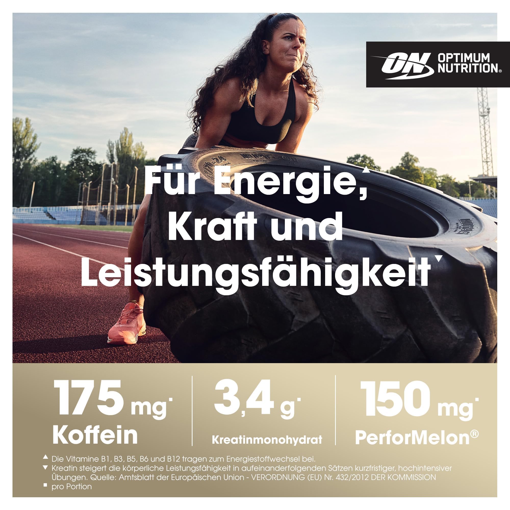 Optimum Nutrition Gold Standard Pre Workout Powder, Energy Drink with Creatine Monohy Optimum NutritionUS supplements