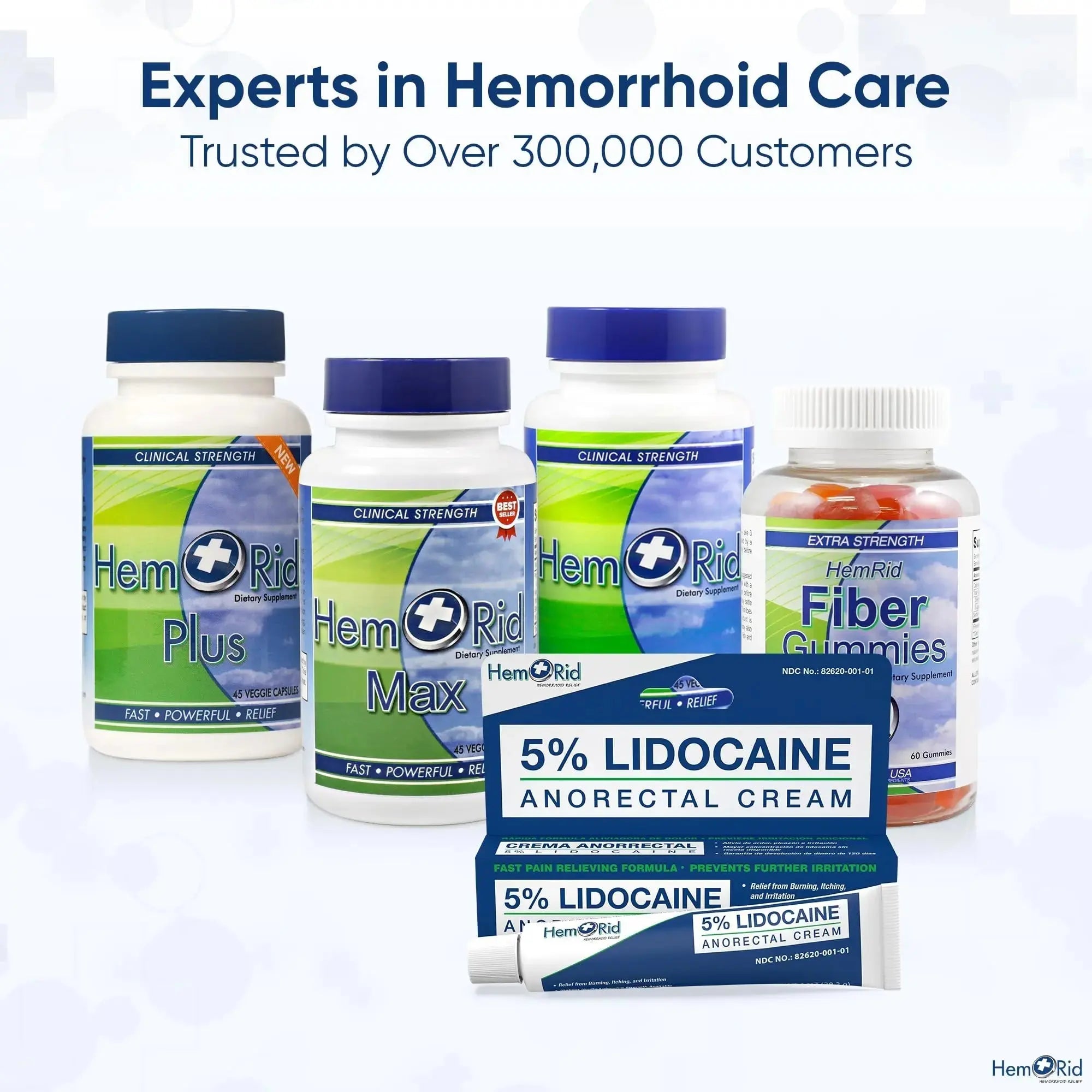 HemRid Maximum Strength Lidocaine Cream for Pain Management. Fast-Acting Hemorrhoid Solution with 5% Lidocaine. Instant Anal Itch and Numbing Effect HemRidAu supplements