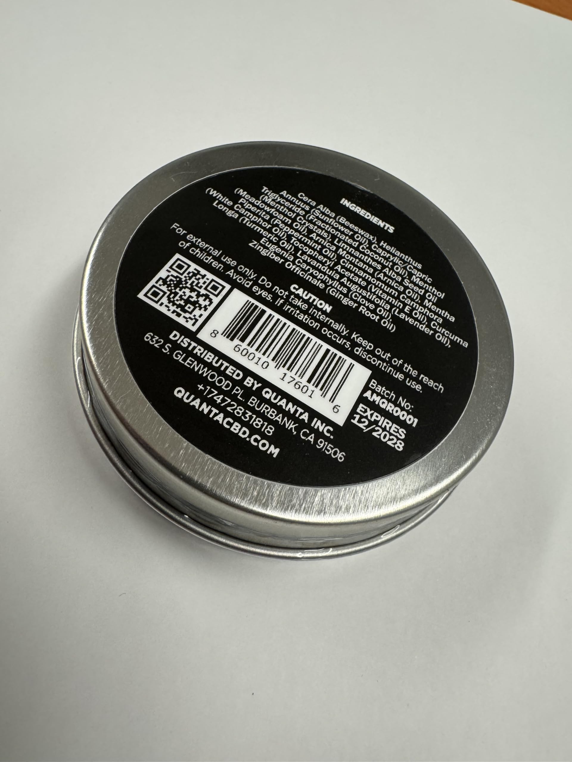 Quanta Muscle Rub - Coconut Oil, Vitamin E, Arnica, Ginger Root, Turmeric & Lavender – 1 oz QuantaAu supplements