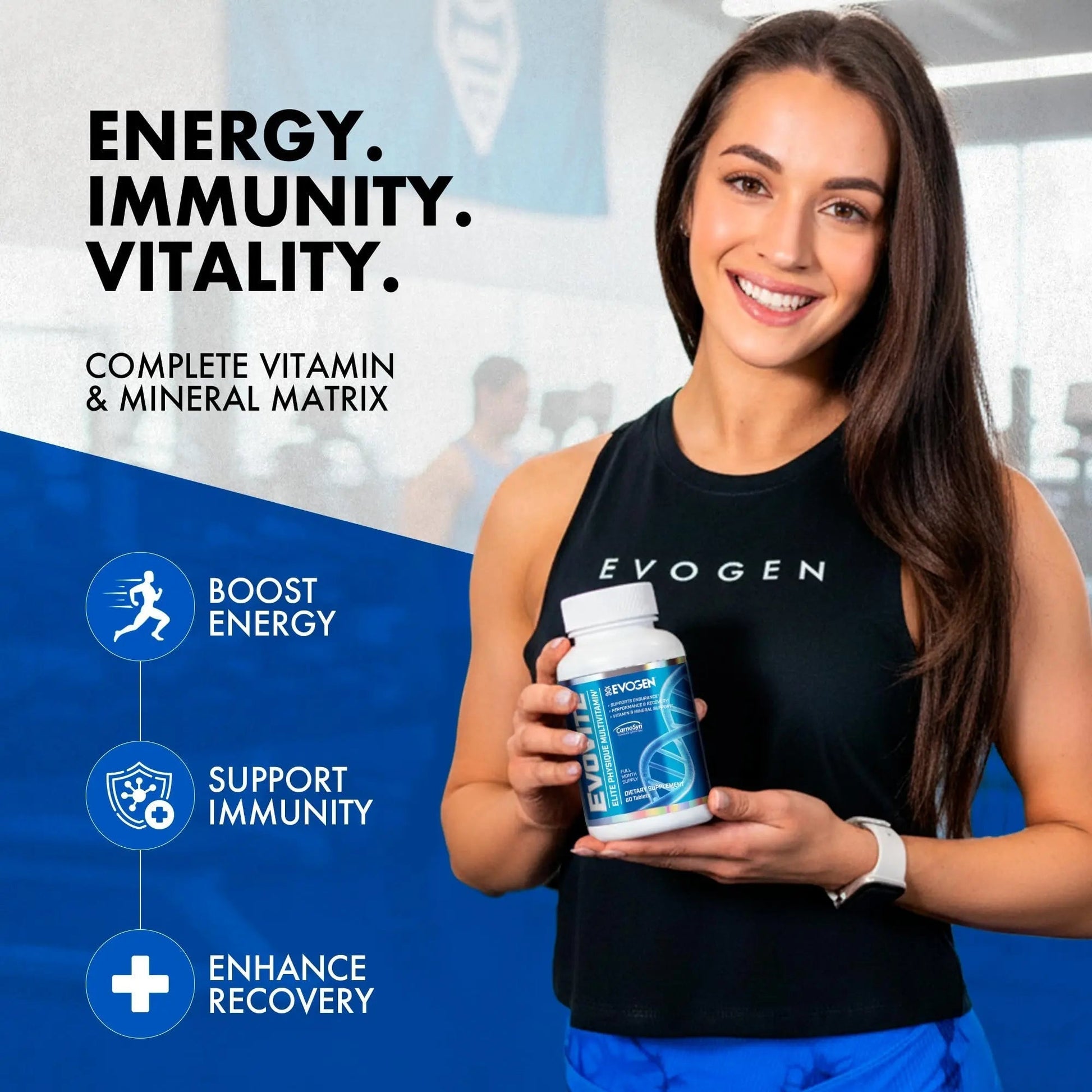 Evogen Evovite - Elite Physique Multivitamin for Women & Men | Advanced Formula for Endurance, Recovery, & Joint Health | EvogenAu supplements