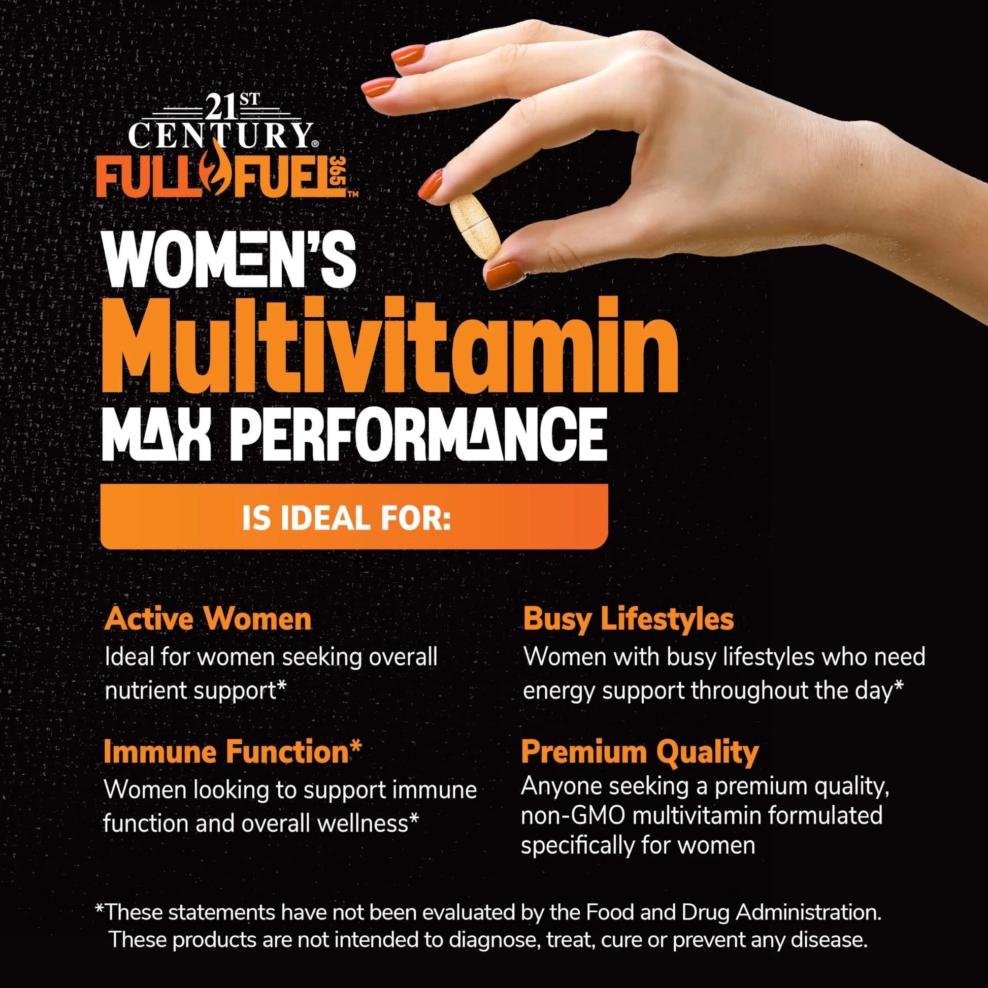 21st Century Full Fuel 365 Active Women’s Multivitamin, 120 Tablets, Daily Vitamins and Minerals for Energy, Muscle Support, Immune Health 21st CenturyAu supplements