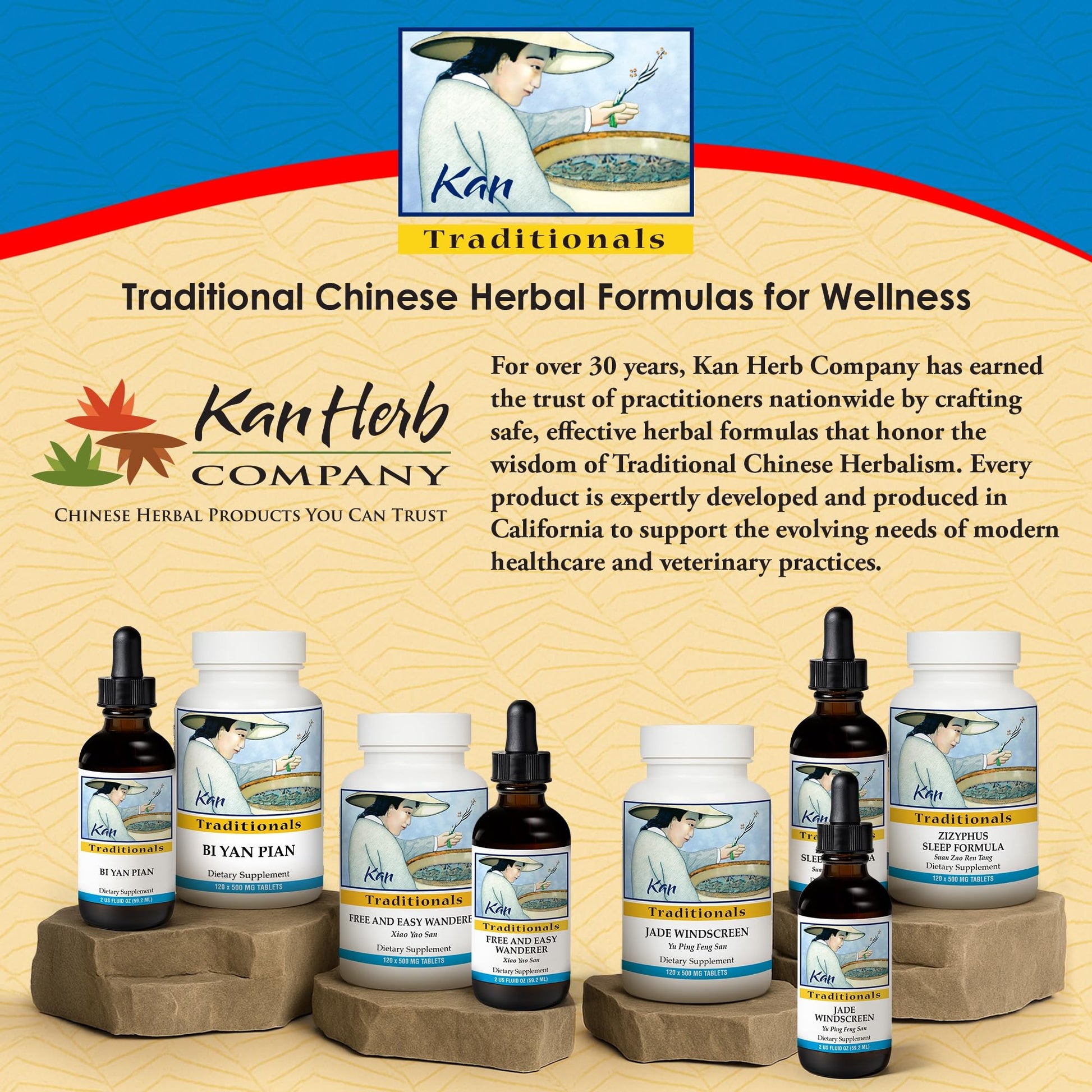 Kan Herbs Company Peony & Licorice Formula Tablets – Traditional Chinese Herbal Blend with White Peony Root & Chinese Licorice to Support Liver Balance, Muscle Comfort & Digestive Harmony, 60 Tablets Kan HerbAu supplements