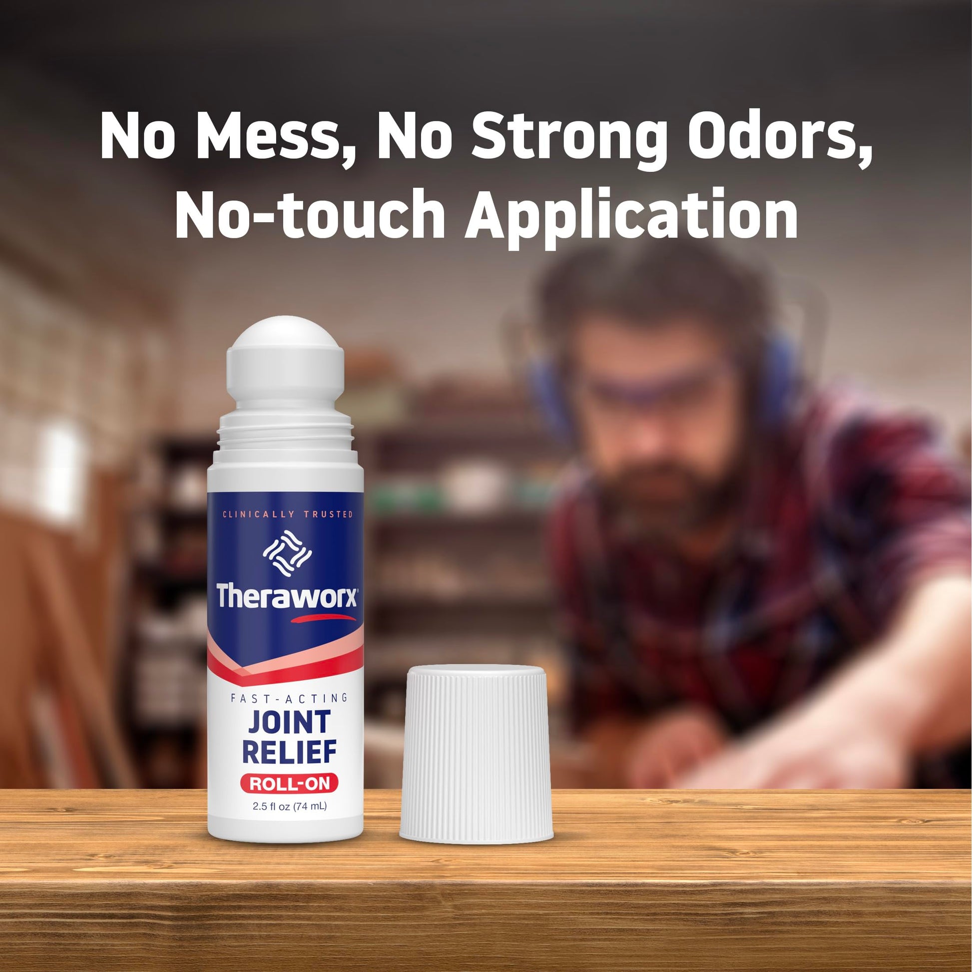 Theraworx Fast-Acting Joint Relief Roll-On Joint Discomfort & Inflammation Relief - 2.5 Oz - 2 Count TheraworxAu supplements