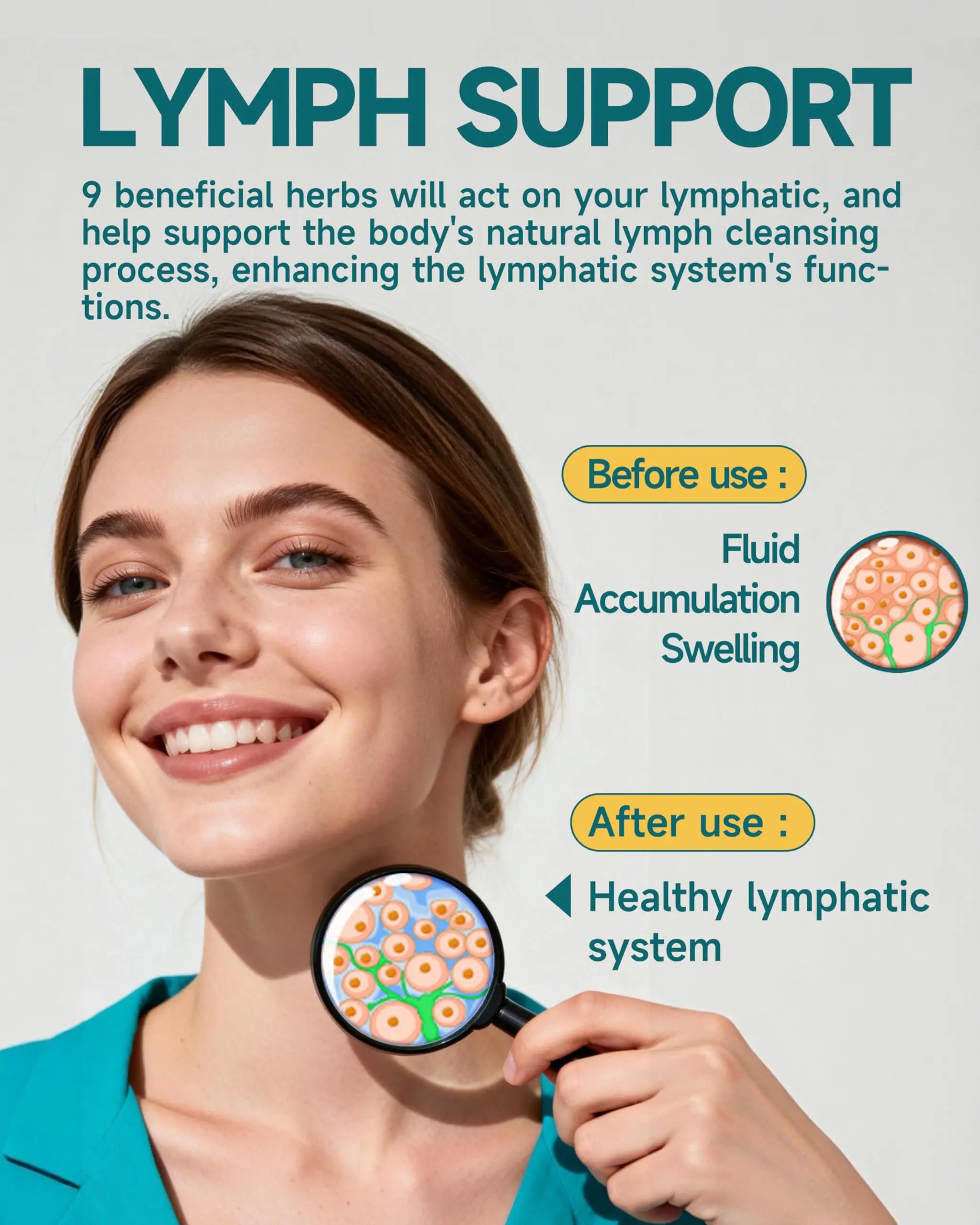 SANSICE Organic Moringa Supplement, Liquid Moringa Leaf Extract for Women & Men, Lymphatic Drainage Supplement with Echinacea for Lymph System Support SANSICEnz supplements