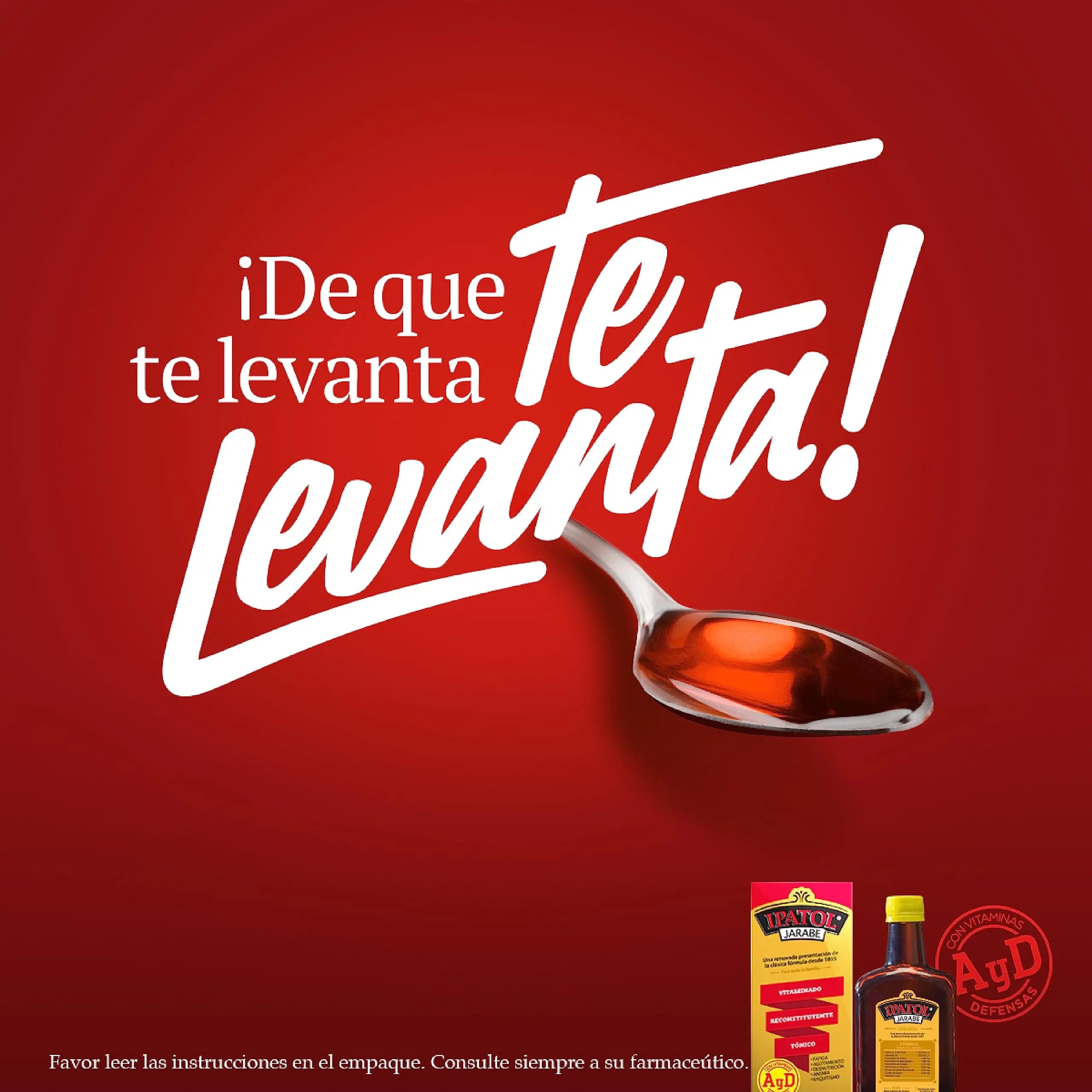 Ipatol, Multivitamin Supplement, Since 1895. Vitamin A, D, Calcium, Iron, Manganese, Sodium, Potassium. Suplemento multivitaminico, Desde 1895 IpatolAu supplements