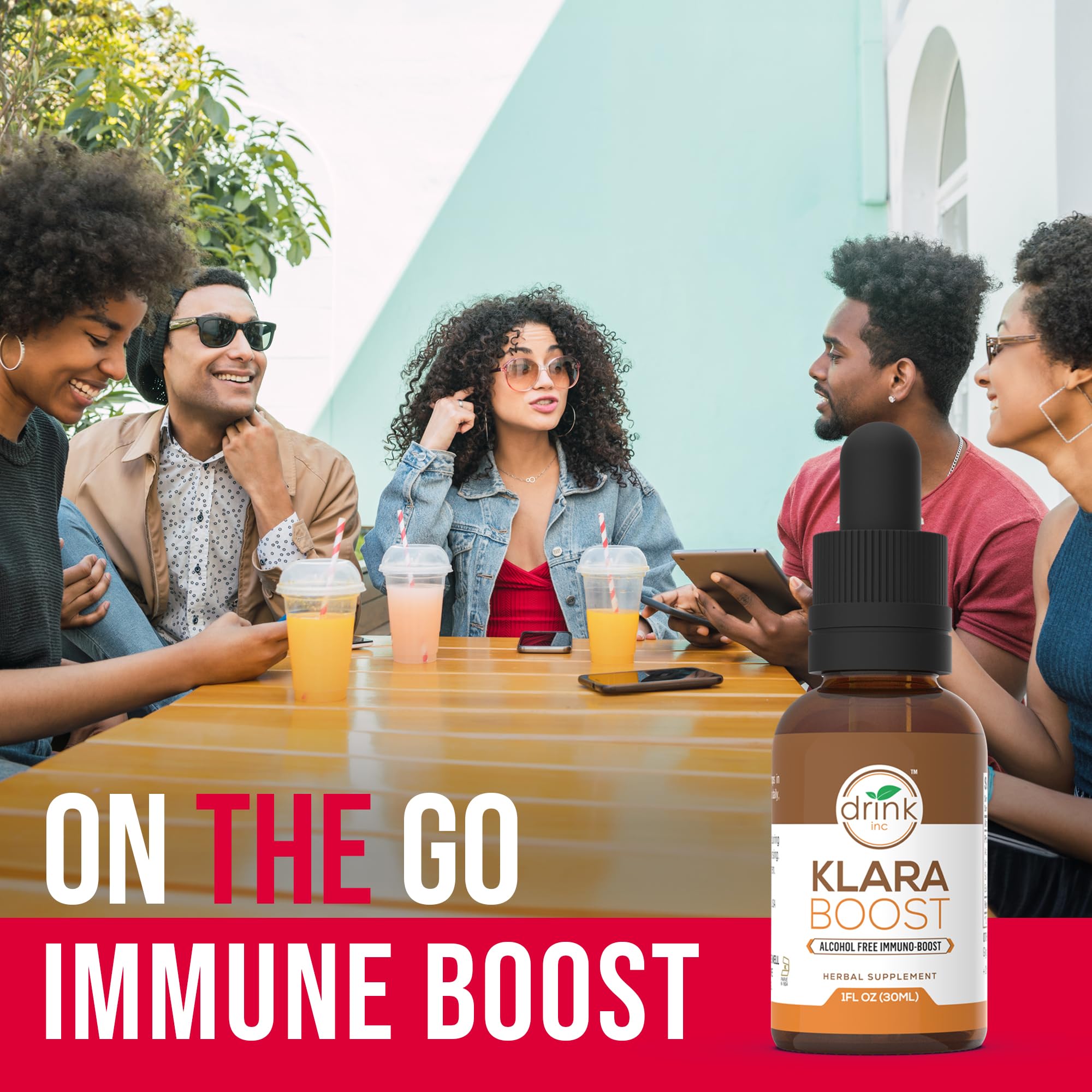 Drink Inc Klara Boost Alcohol Free Immuno-Boost | 30ML Herbal Supplement Drink IncAu supplements