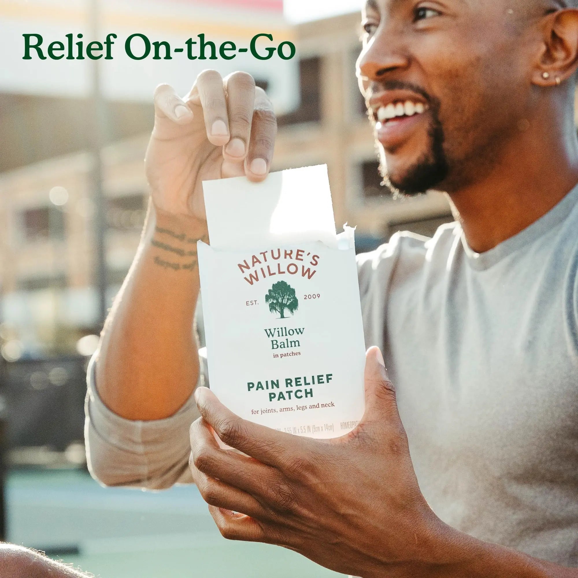 Nature's Willow Natural Pain Relief Patches for Muscles & Joints | Fast-Acting with White Willow Bark | Free from Artificial Fragrances & Dyes | 6 Patches per Pack (3-Pack) Nature's WillowAu supplements
