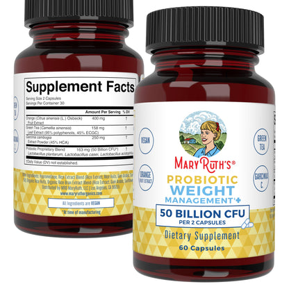MaryRuth's Probiotics Capsule for Women & Men | Weight Management | Digestive & Gut Health MaryRuth OrganicsUS supplements