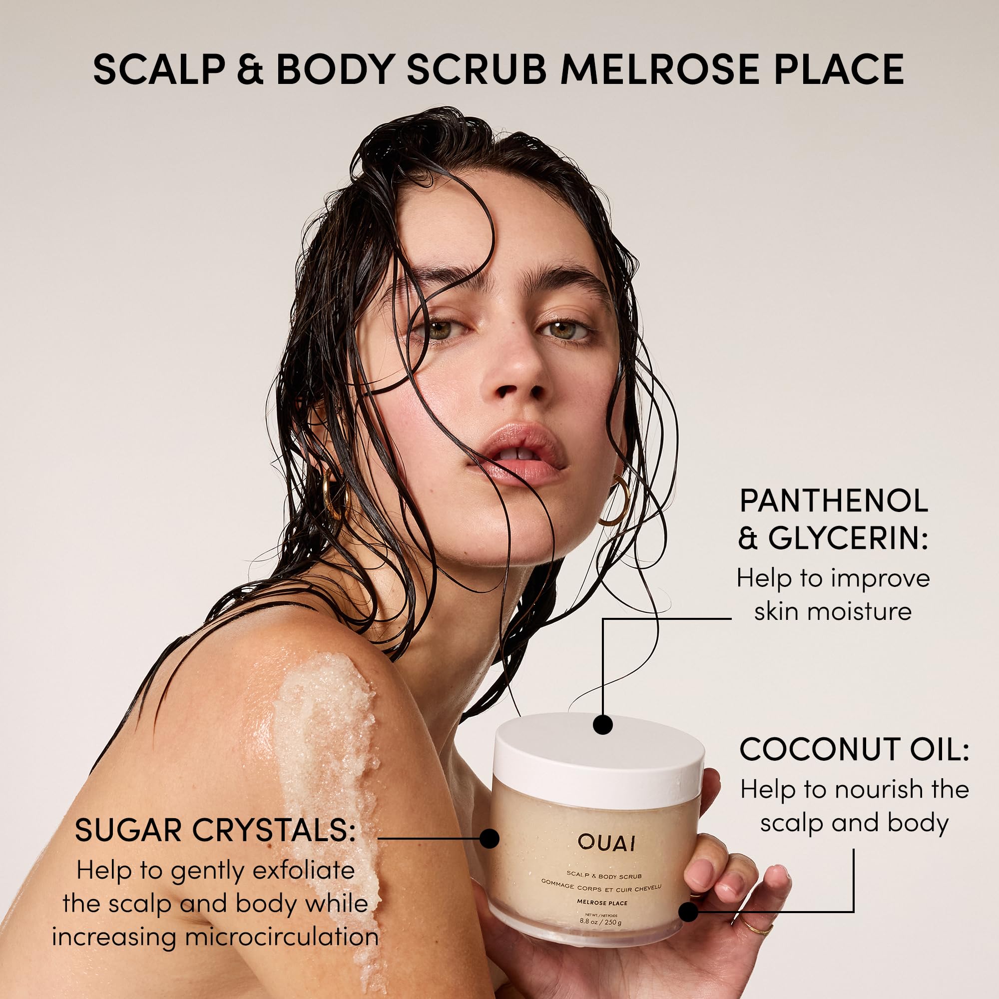 OUAI Hair Care Set - Clarifying Shampoo & Exfoliating Scalp Scrub - Deep Cleansing & Balancing - Hair Care Kit with Detox Shampoo & Travel Size Sugar Scrub for Scalp (2 Count) OUAIAu supplements