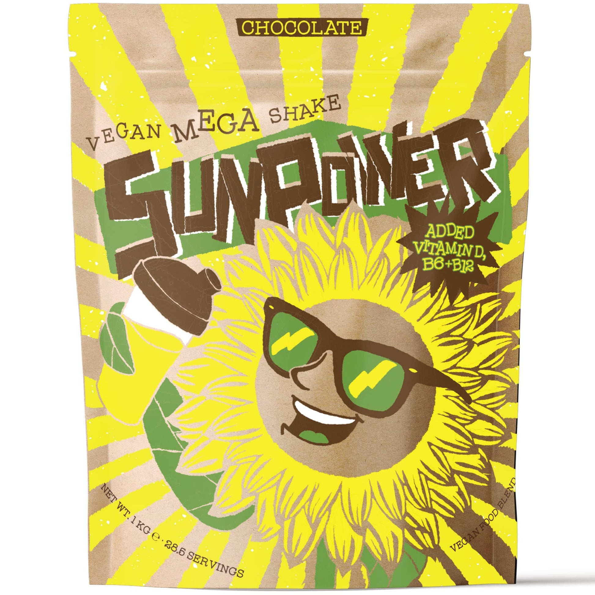 SunPower Vegan Protein Powder - 21g Plant Protein per Serving - Pea, Sunflower SunPowerAu supplements