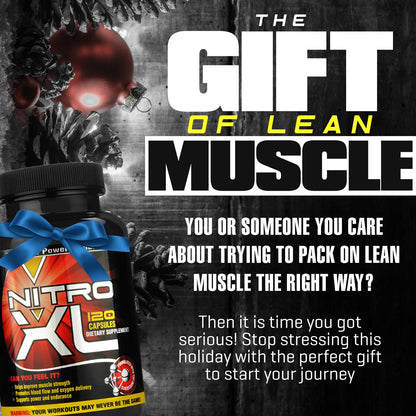 Nitro XL | Nitric Oxide Bodybuilding Supplement – with L-Arginine | Build Muscle Mass Nitro XLUS supplements