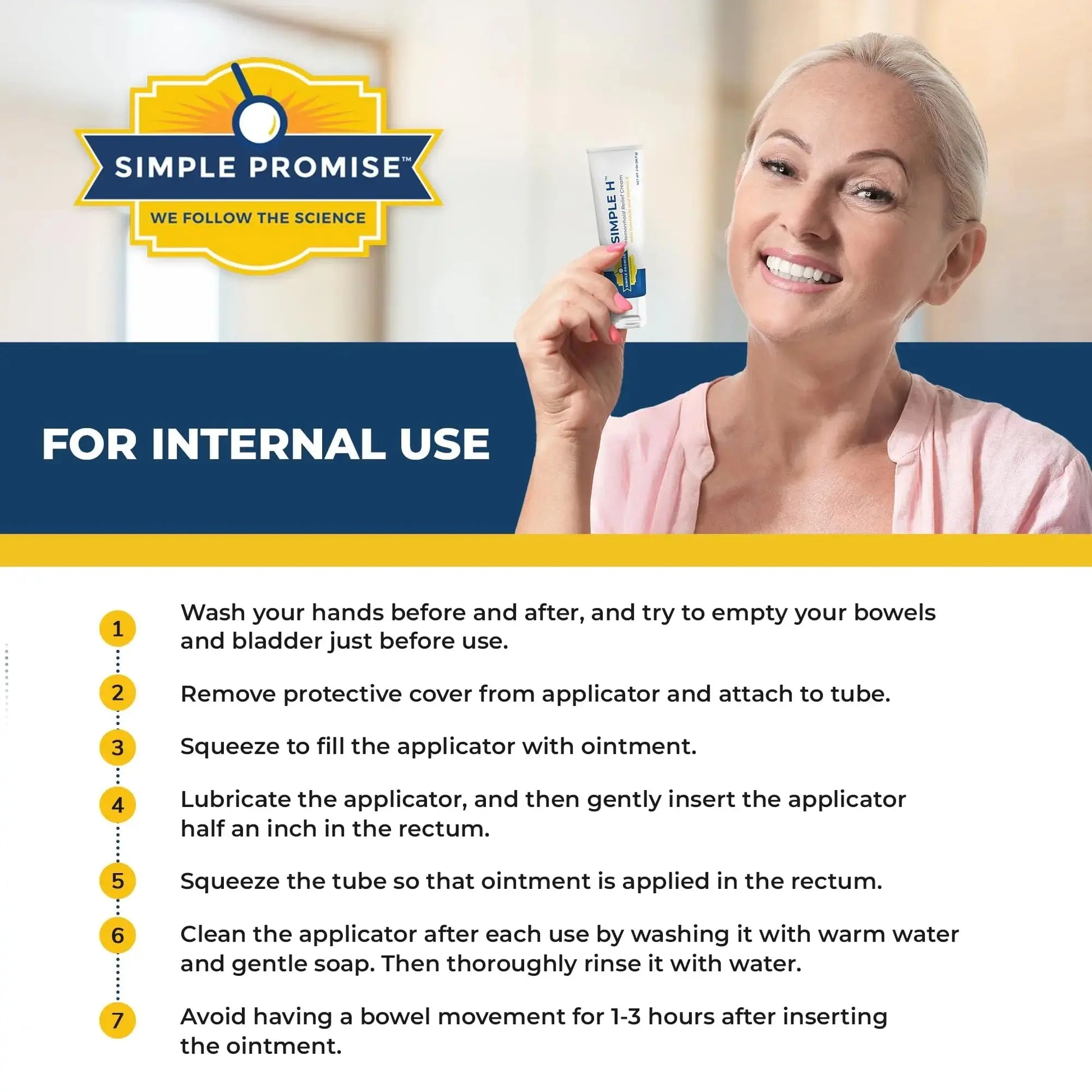 Simple Promise – Simple H Hemorrhoid Cream – Gentle Fast-Absorbing Formula with 28 Potent Ingredients & Enhanced Delivery System – Paraben-Free, Promotes Comfort & Relief, 2 oz Simple PromiseAu supplements