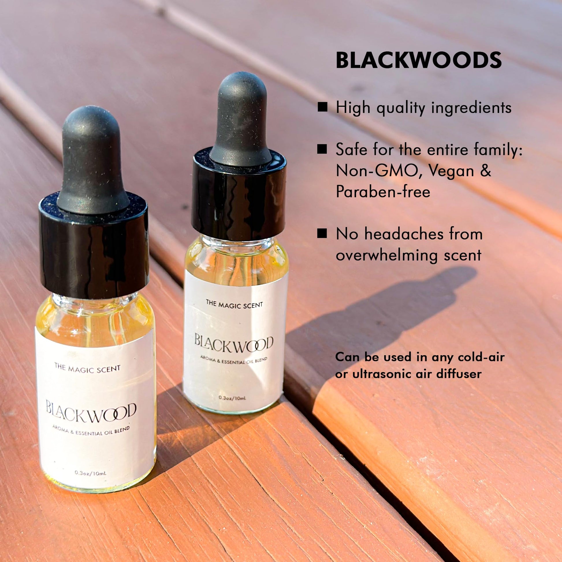 The Magic Scent "Blackwood" Hotel Collection Diffuser Oil - Cold-Air & Ultrasonic Scented Oils THE MAGIC SCENTAu supplements