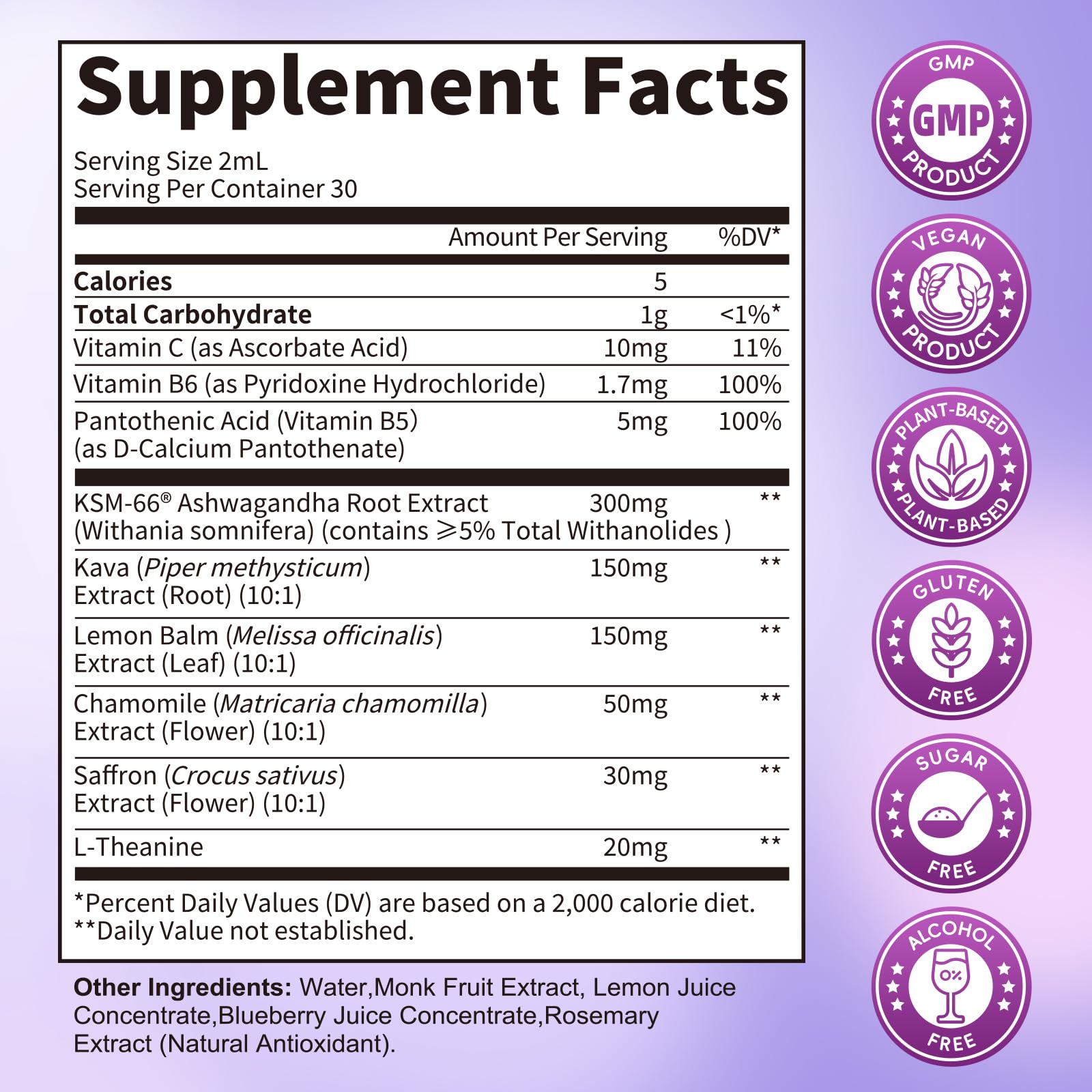 Cortisol Supplements for Women, Cortisol Reducer Manager Detox with KSM-66® Ashwagandha, Kava, Lemon Balm & Vitamin C B5 B6, Lower Cortisol, Hormone Harmony Liquid Drops, 2 FL.OZ, Blueberry Flavor LukareeAu supplements
