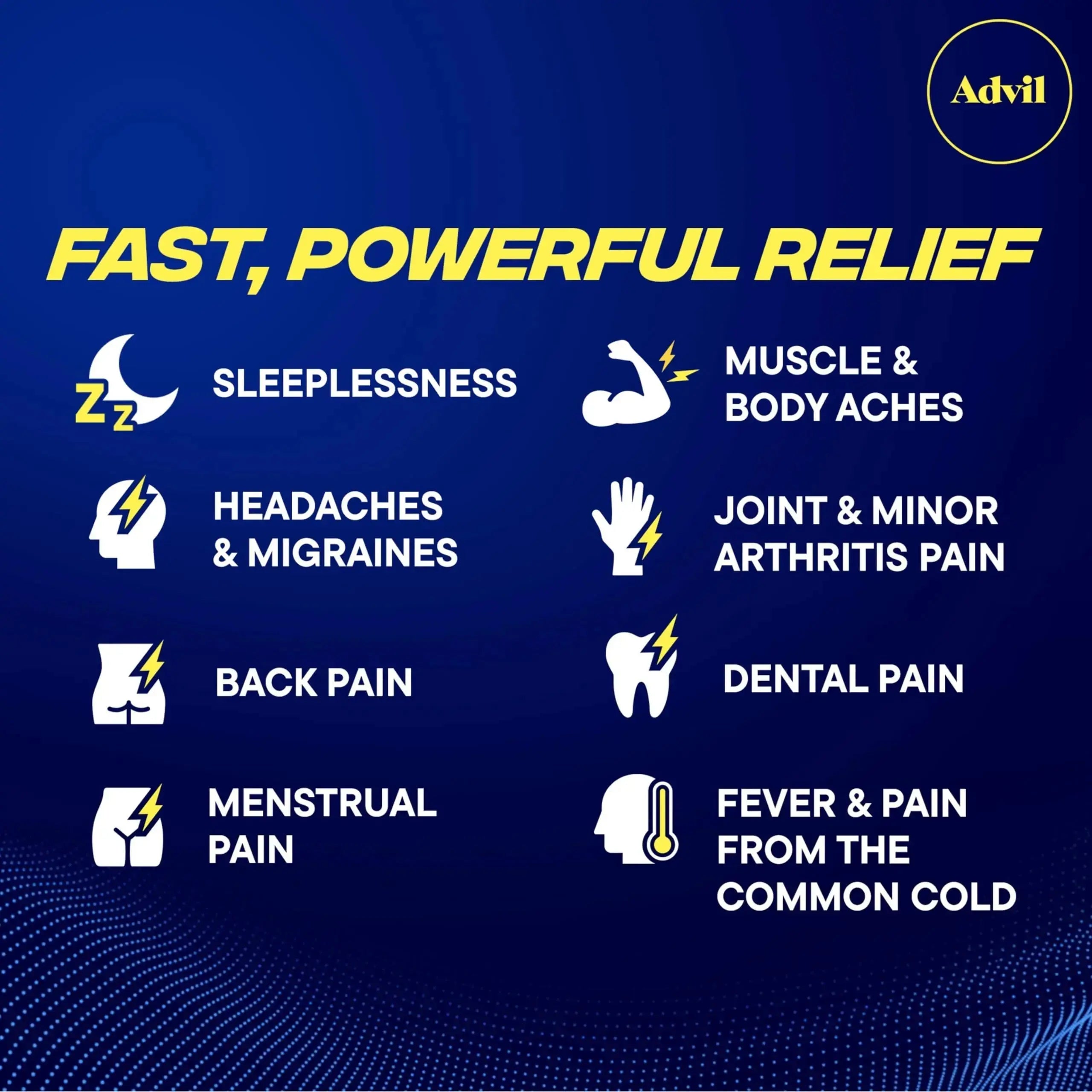 Advil PM Liqui-Gels Pain Reliever and Nighttime Sleep Aid, Pain Medicine with Ibuprofen for Pain Relief and Diphenhydramine HCL for a Sleep Aid - 2x80 Liquid Filled Capsules AdvilAu supplements