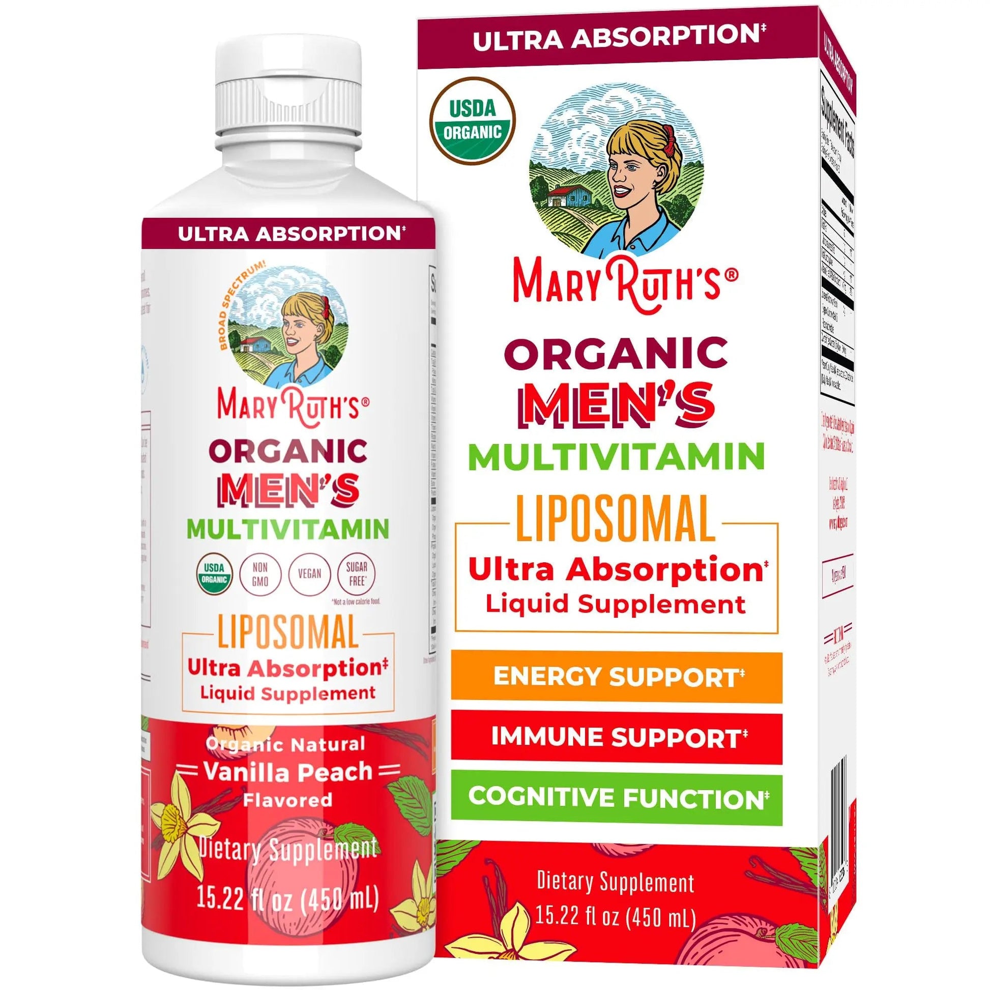 MaryRuth Organics Multivitamin for men | Sugar Free mens Multivitamin | Liquid Vitamins for men | Immune Support Supplement | MaryRuth OrganicsAu supplements