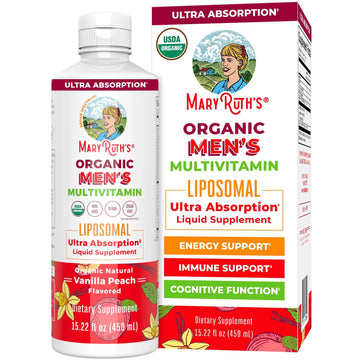 MaryRuth Organics Multivitamin for men | Sugar Free mens Multivitamin | Liquid Vitamins for men | Immune Support Supplement | MaryRuth OrganicsAu supplements