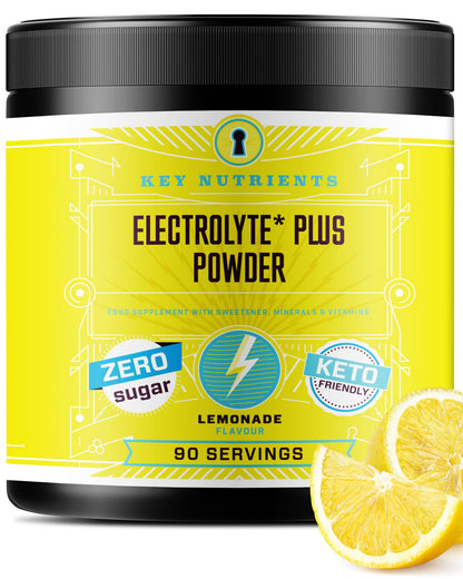 Key Nutrients Electrolytes Hydration Powder - Refreshing Lemonade Drink Mix KEY NUTRIENTSUS supplements