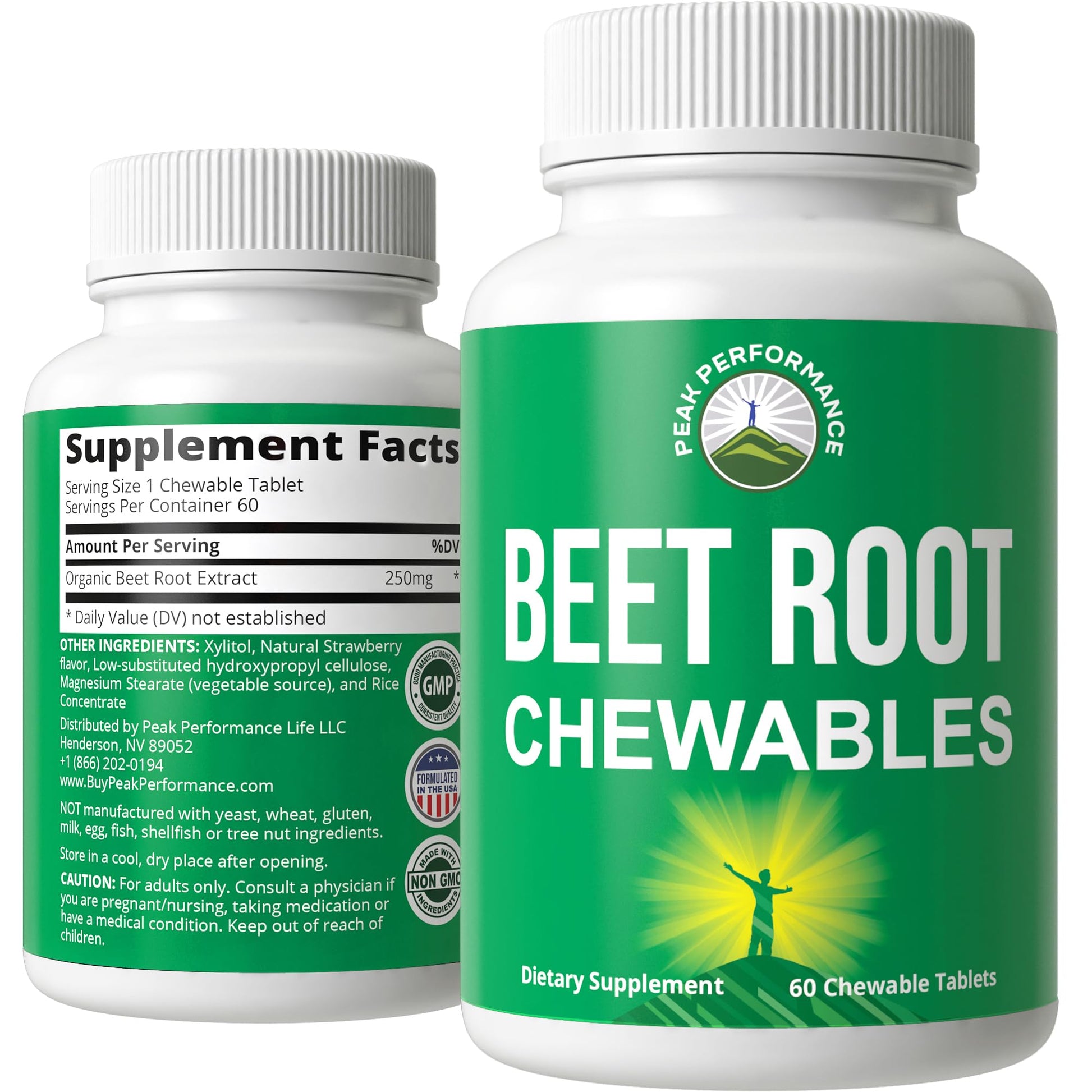 Beet Chews - Great Tasting Beets Chewables With No Added Sugar - Better Than Gummies Peak PerformanceAu supplements