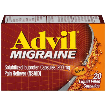 Advil 200 mg Liquid Filled Capsules 20 ea AdvilAu supplements