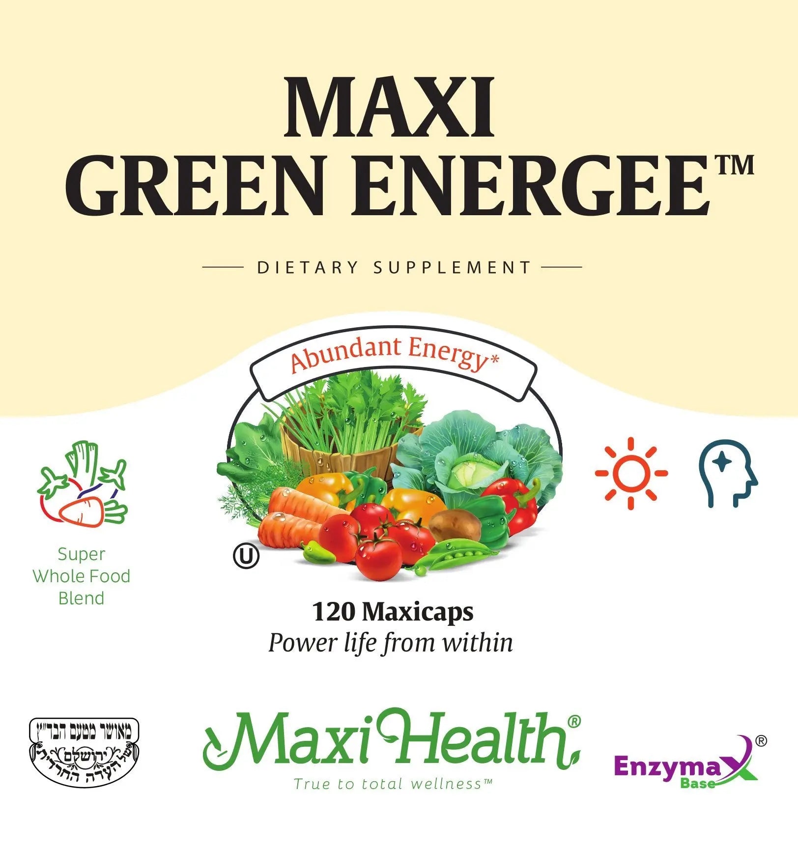 Maxi Health Max Energee - Natural Energy and Stamina Booster - 180 Tablets - Kosher Maxi HealthAu supplements