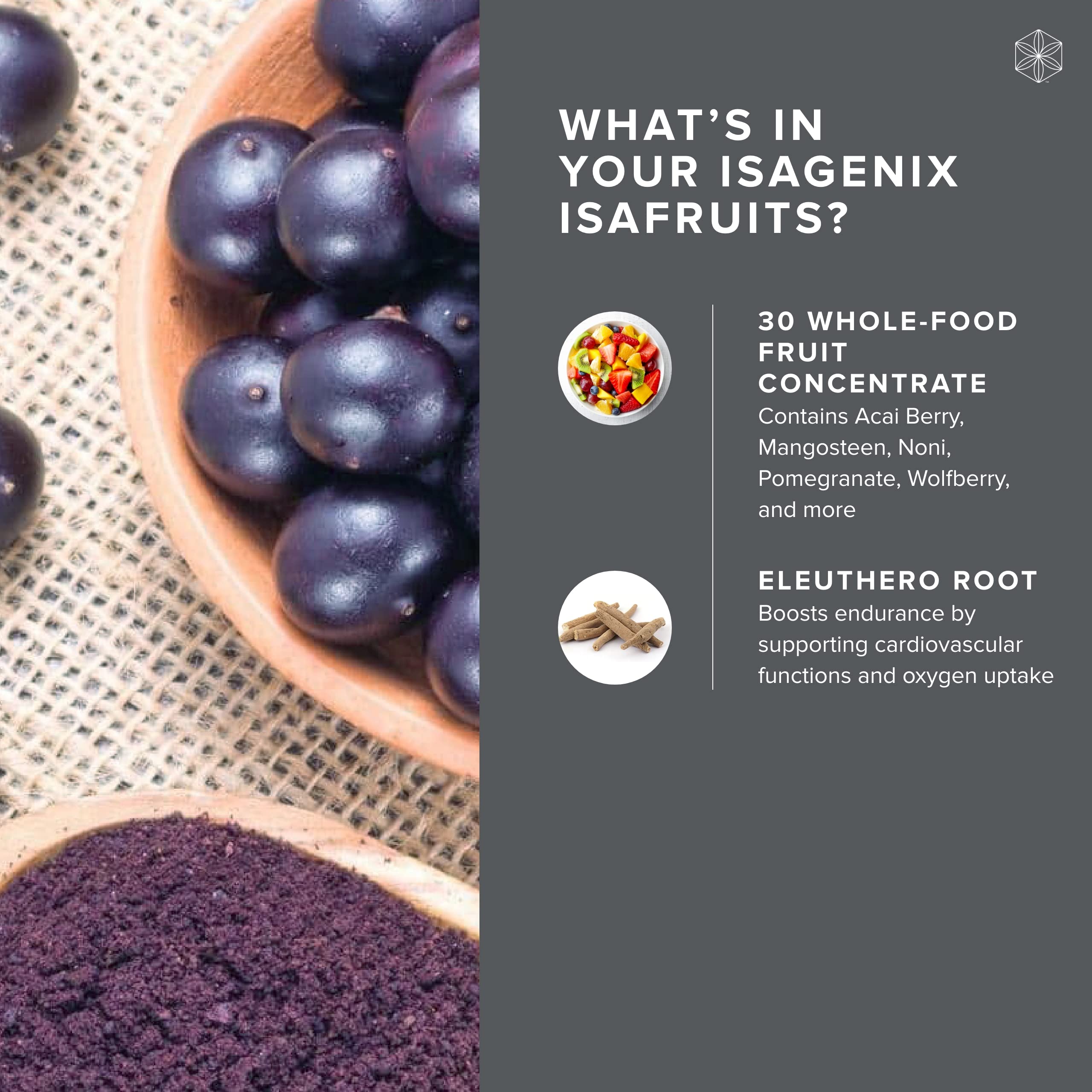 Isagenix Fruits - Phytonutrient & Superfruits Drink Mix - Health Support Supplement IsagenixUS supplements
