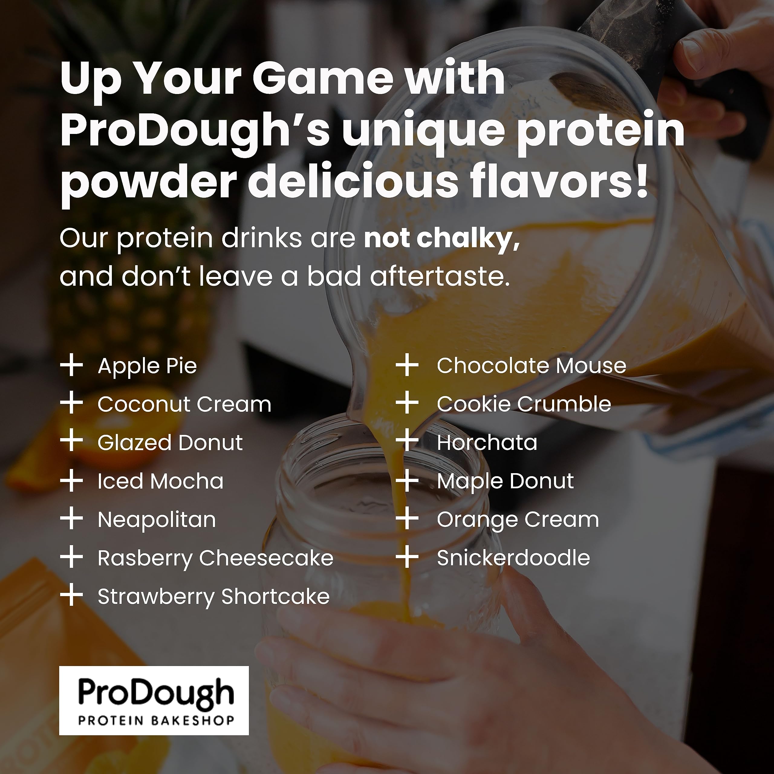 ProDough Gourmet Whey Isolate Hydrolized Protein Powder for Shake Mix- Easy Digest ProDough Protein BakeshopUS supplements