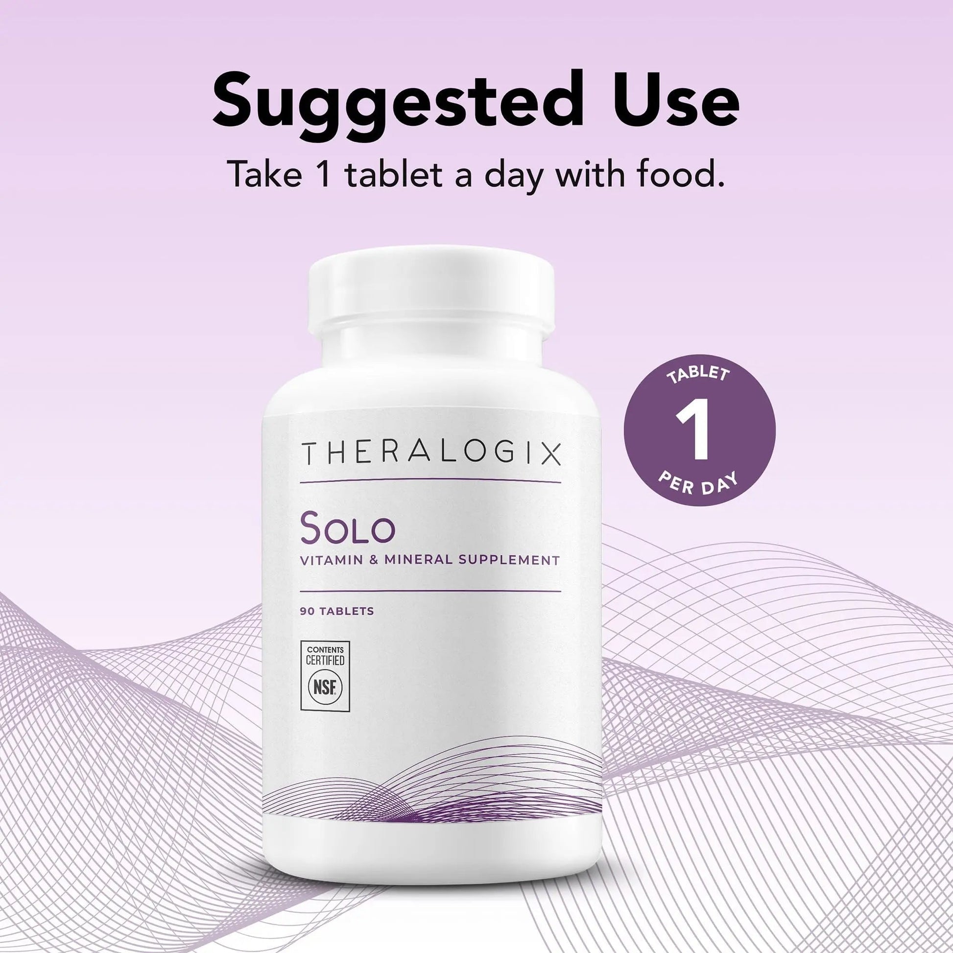 Theralogix Solo Multivitamin & Multimineral Supplement Without Iron - 90-Day Supply - Iron-Free Multivitamin TheralogixAu supplements