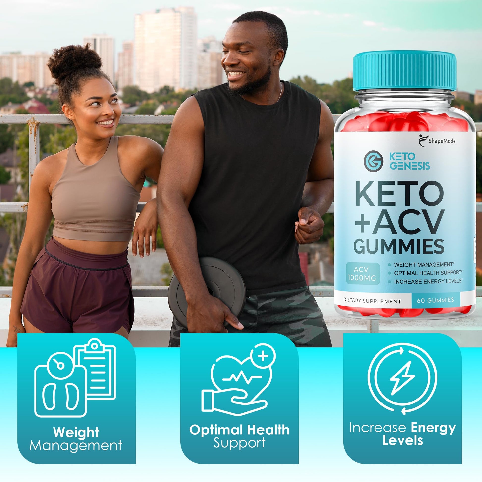 Keto Genesis ACV Gummies - Advanced Weight Loss, Genesis Keto Ketones Apple Cider SHAPEMODEUS supplements