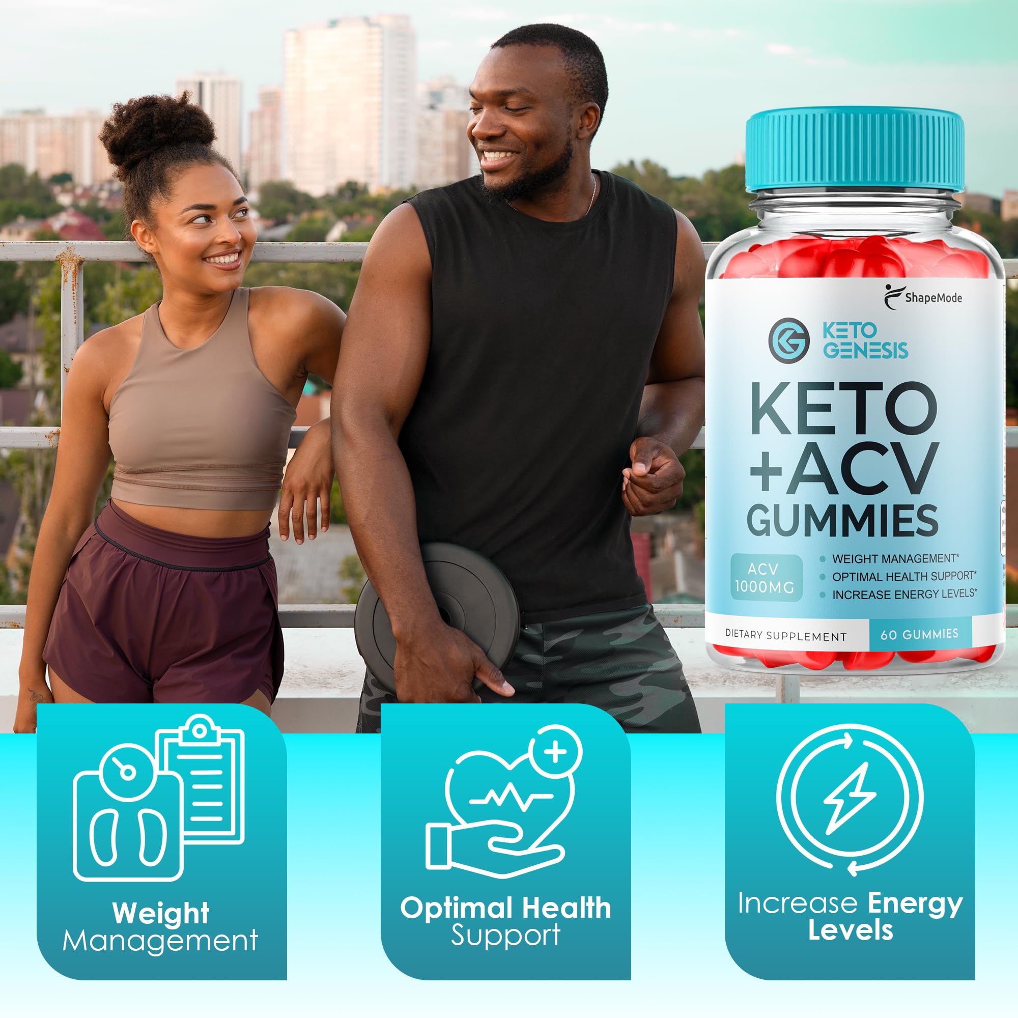 Keto Genesis ACV Gummies - Advanced Weight Loss, Genesis Keto Ketones Apple Cider SHAPEMODEUS supplements