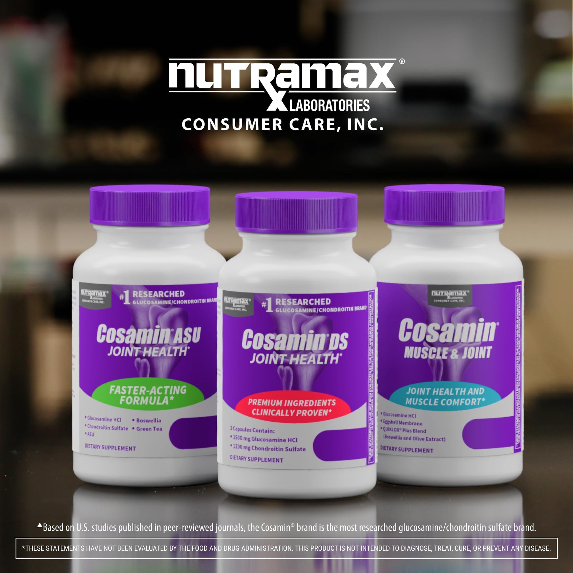 Nutramax Laboratories Cosamin® DS Joint Health Supplement with Glucosamine & Chondroitin for Adult Men & Women, Joint Supplement, 180 Capsules Nutramax LaboratoriesAu supplements