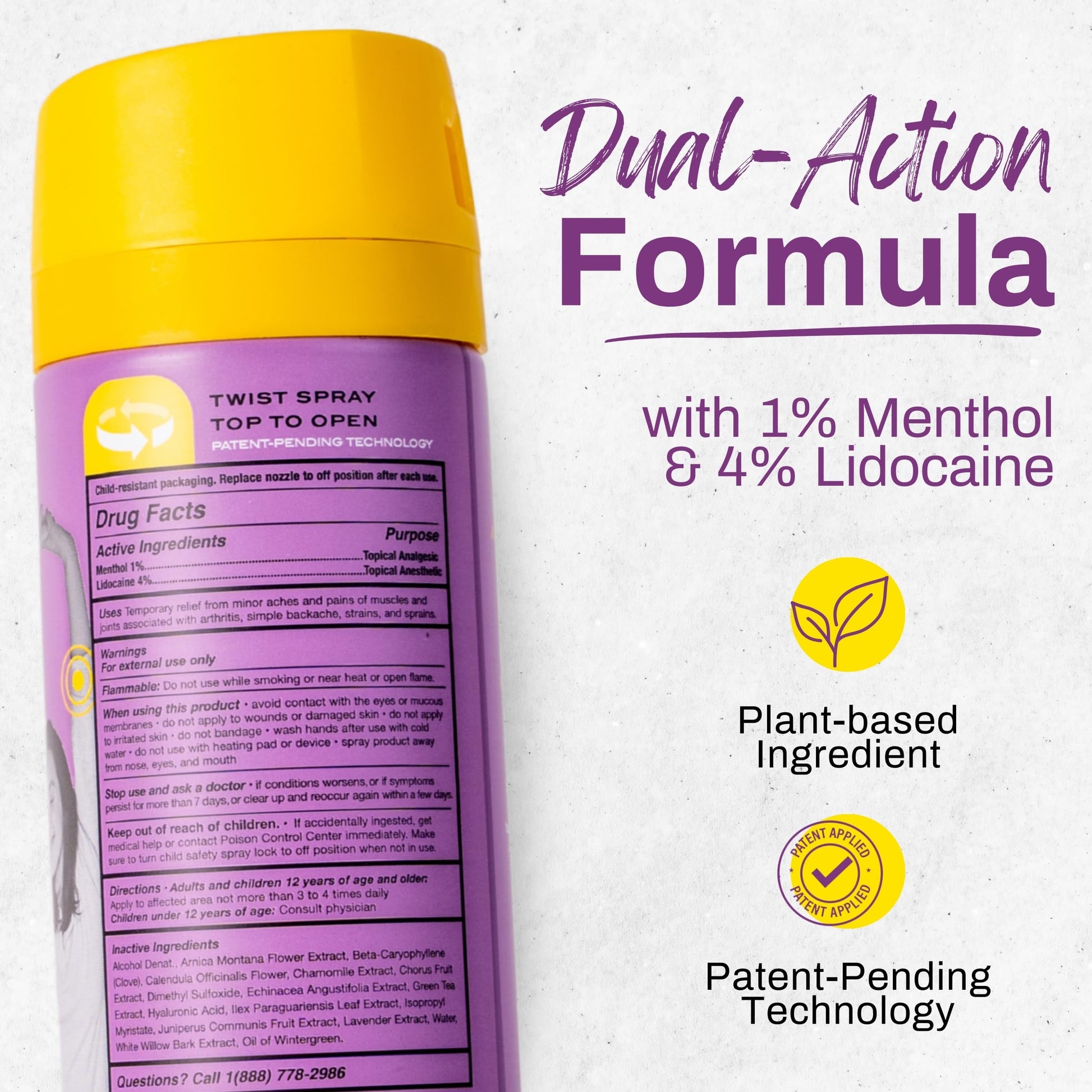 TIDL - Evening Therapy Pain Relief Spray - Fast-Acting Relief for Lower Back, Knee, Muscle & Joint Pain - Nighttime Relaxation & Skin Hydration - Lavender, Topical, Plant-Based Menthol (3oz, 1-Pack) TIDLAu supplements