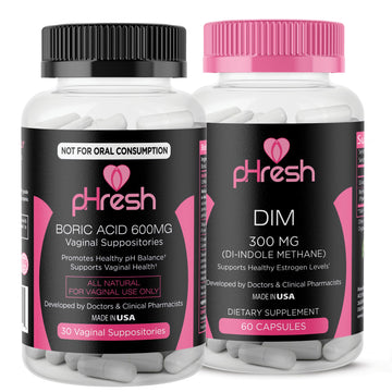 pHresh Boric Acid Suppositories and DIM Supplement ACE NUTRITIONAu supplements