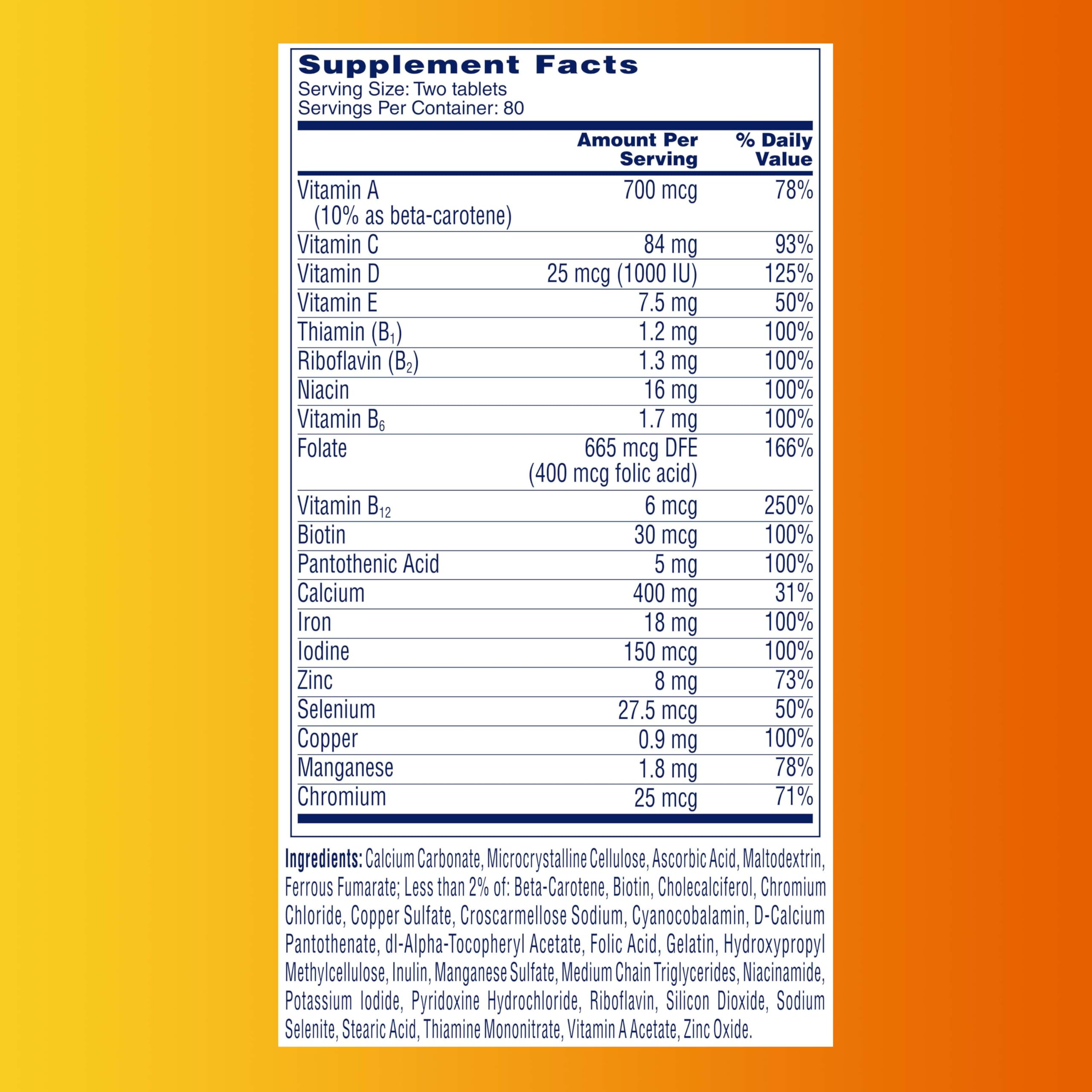 One A Day Women’s Petites Multivitamin,Supplement with Vitamin A, C, D, E and Zinc for Immune Health Support, B Vitamins, Biotin, Folate (as folic acid) & more,Tablet, 160 count ONE A DAYAu supplements
