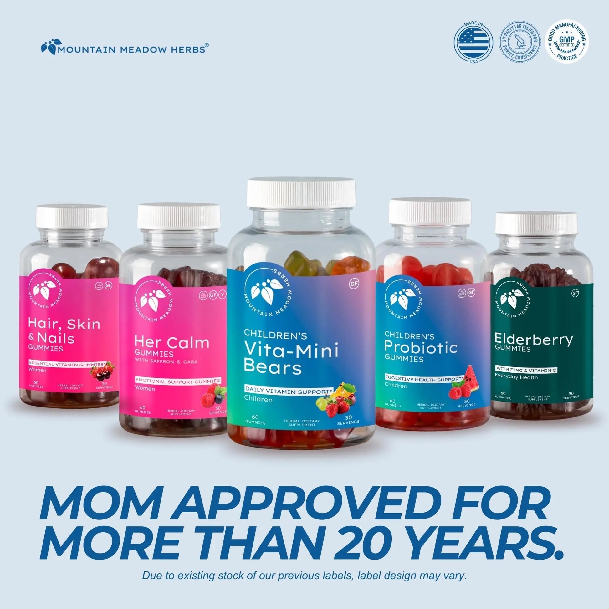 Mountain Meadow Herbs Vita-Mini Bears for Children | Multivitamin with Biotin, Folic & Pantothenic Acid, Iodin, Zinc | Mountain Meadow HerbsAu supplements