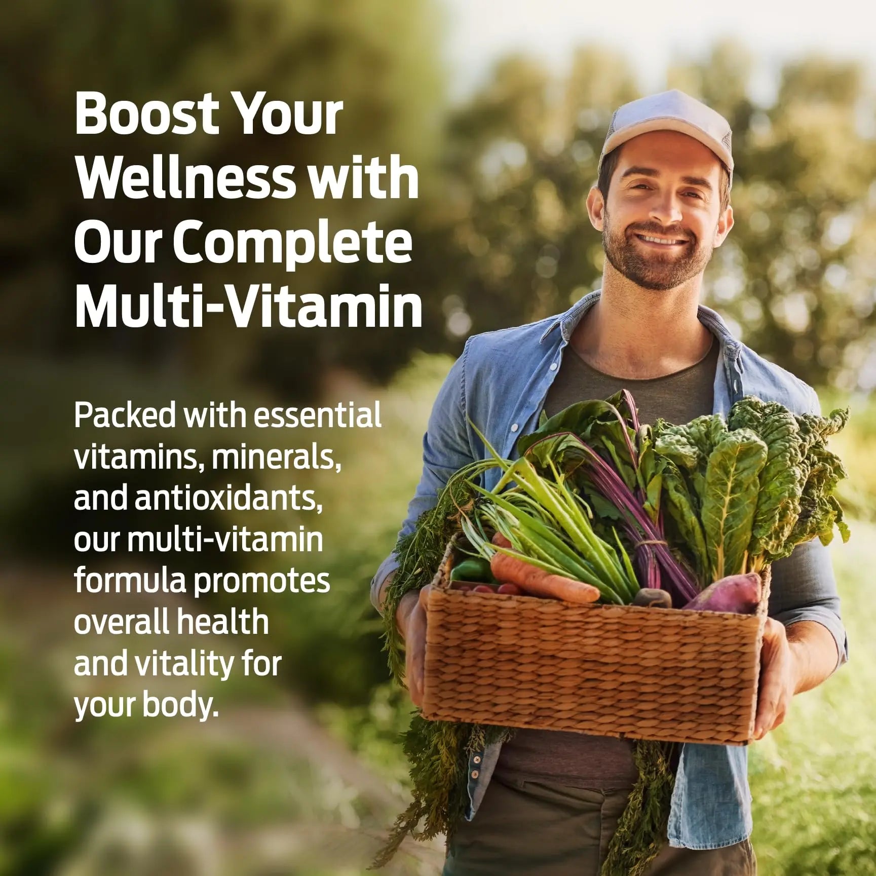 ForestLeaf Daily Vitamin Multivitamin for Men, Multi-Vitamin for Men - Mens Multivitamins & Multiminerals Supplement | All Essential Vitamins Needed for Health, Longevity & Energy | 60 Veg Caps ForestLeafAu supplements