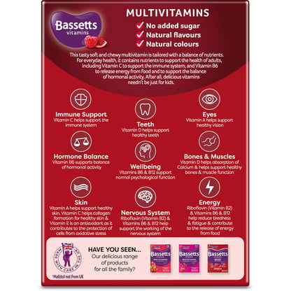 Bassetts Vitamins Adults Multivitamins, 60 Pastilles Bassetts VitaminsUS supplements