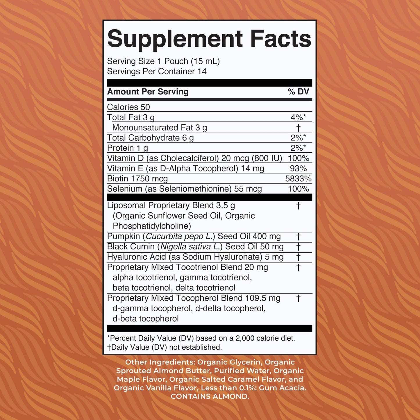 MaryRuth Organics Hair Growth Vitamins, Sugar & Gluten Free, Liquid Hair Vitamins with Vitamin D3, Vitamin E Biotin Hyaluronic Acid, Selenium for Hair & Skin Care Vegan, Non-GMO, 14-0.5 Fl Oz Pouches MARYRUTH'SUS supplements