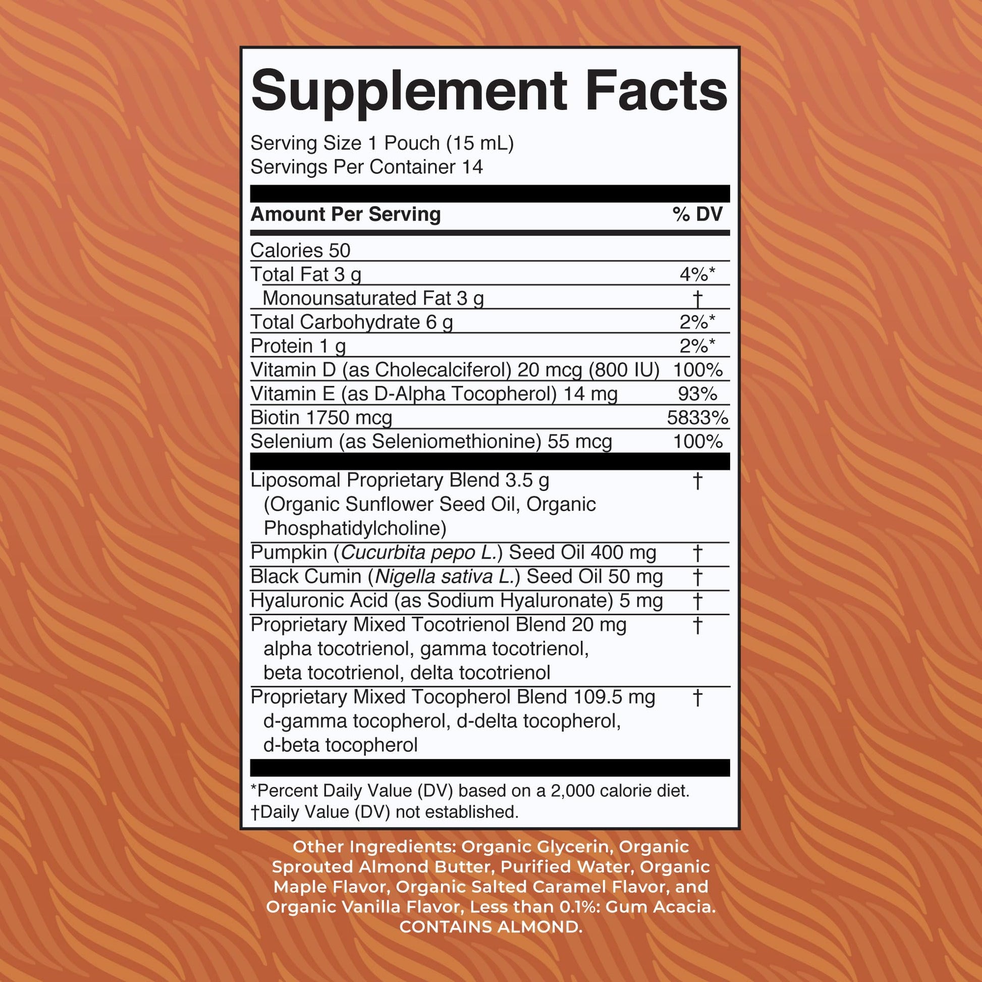 MaryRuth Organics Hair Growth Vitamins, Sugar & Gluten Free, Liquid Hair Vitamins with Vitamin D3, Vitamin E Biotin Hyaluronic Acid, Selenium for Hair & Skin Care Vegan, Non-GMO, 14-0.5 Fl Oz Pouches MARYRUTH'SUS supplements