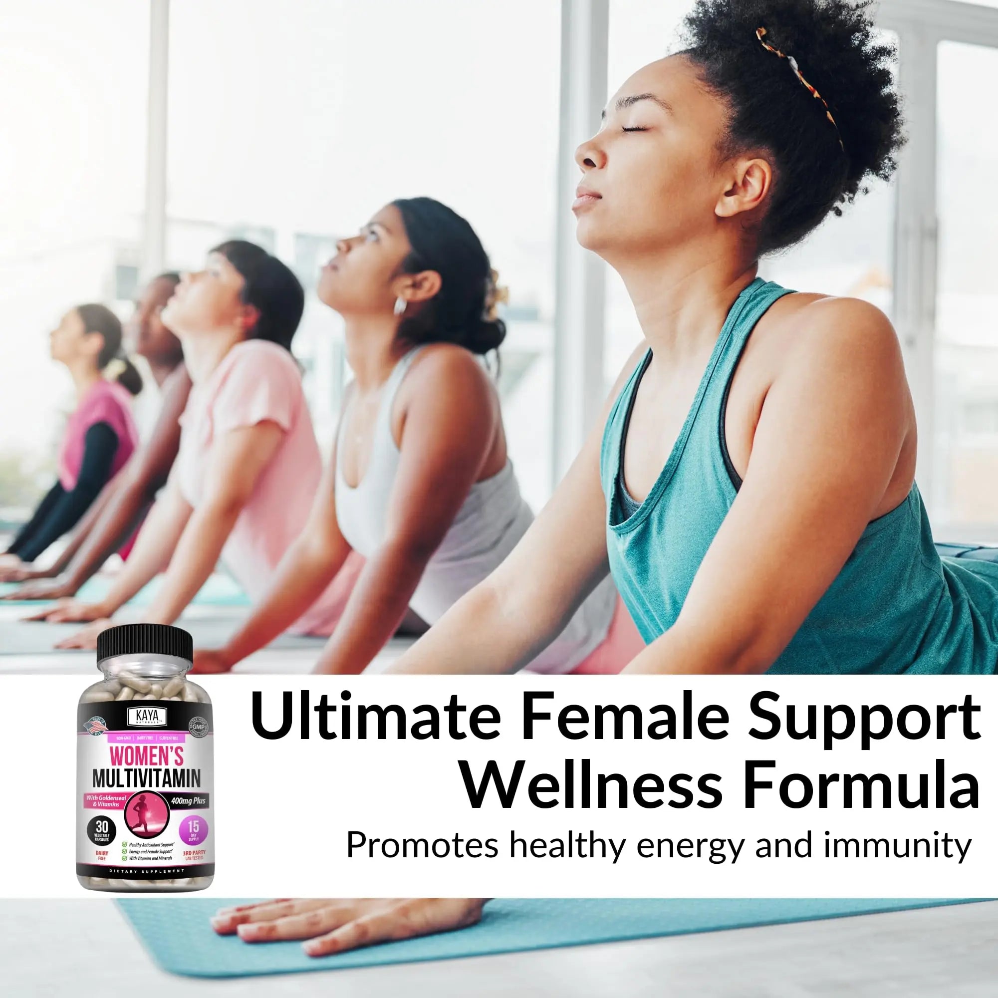 Kaya Naturals Women's Multivitamin, Overall Healthy Antioxidant, and Immune Support, Vitamins A, D, C, E, Biotin Kaya NaturalsAu supplements