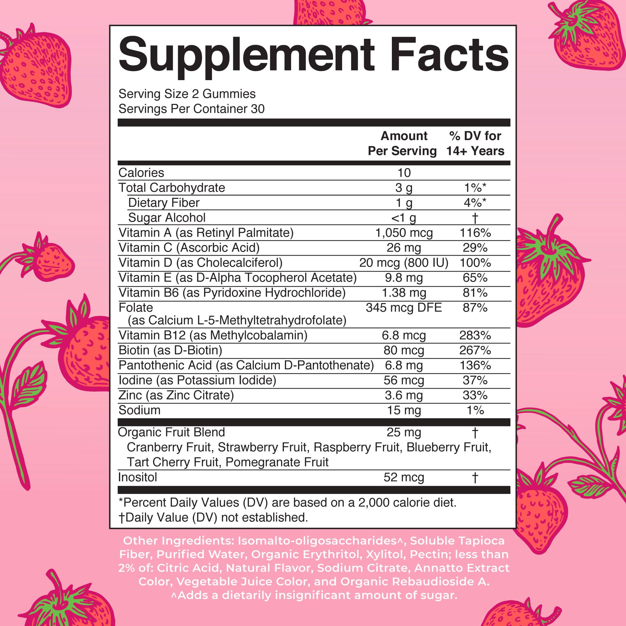 MaryRuth Organics Women's Immune Support Multivitamin Gummies | Ages 14+ | Skin Health | Gummy Vitamins for Women | Sugar-Free | Vegan | Non-GMO | 60 Count MARYRUTH'SUS supplements