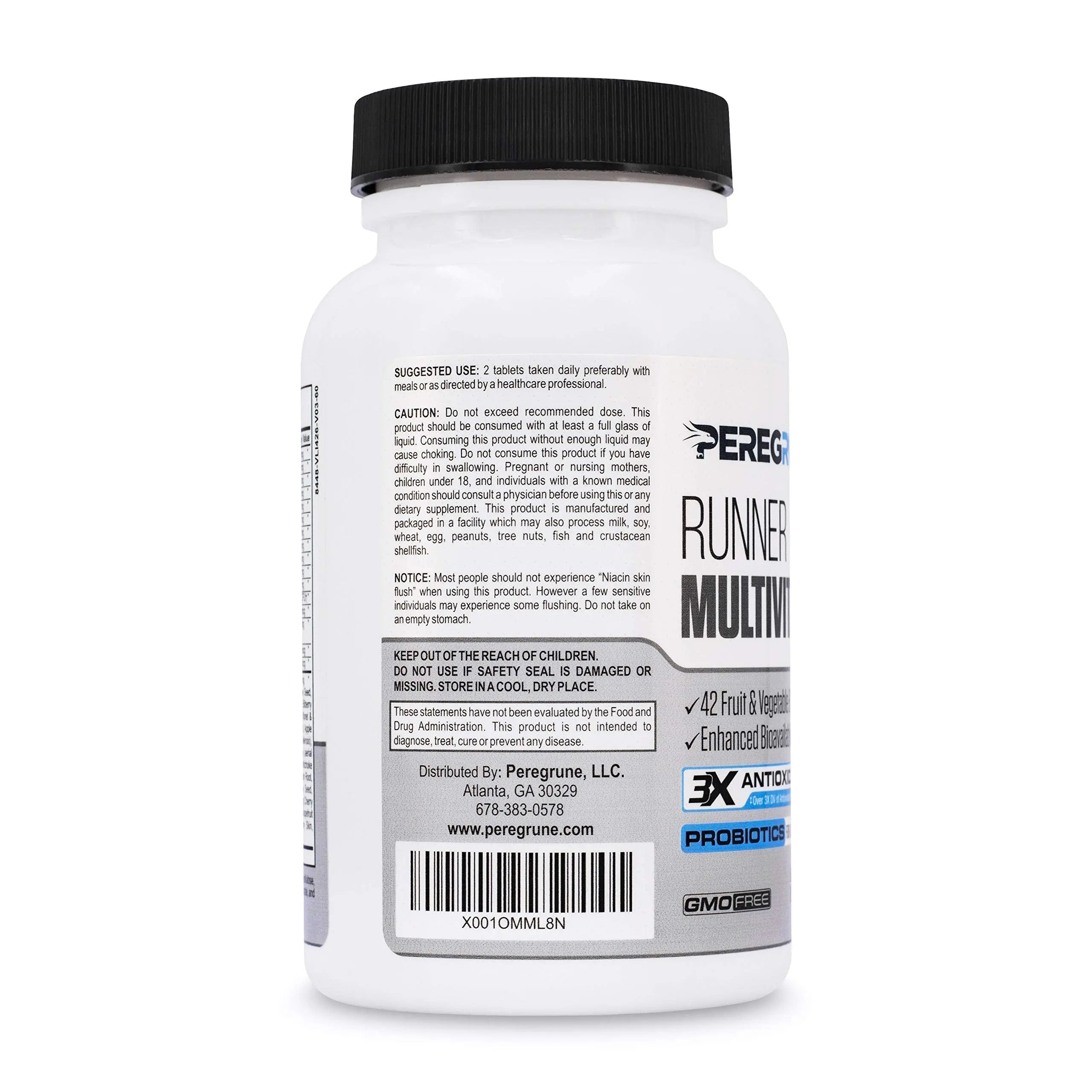 PEREGRUNE Runner Multivitamin | Engineered Vitamin with Antioxidants and Complete B Complex to Support Endurance & Energy | PEREGRUNEAu supplements