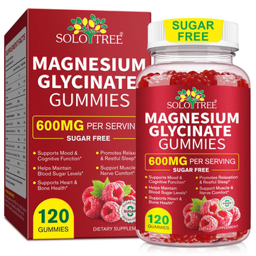 120 Count Magnesium Glycinate Gummies with L-Threonate（600mg Per Serving）,High Absorption Sugar Free Magnesium Potassium Supplement for Relaxation, Stress Relief, and Sleep Support for Adults & Kids WOJBALMNAu supplements