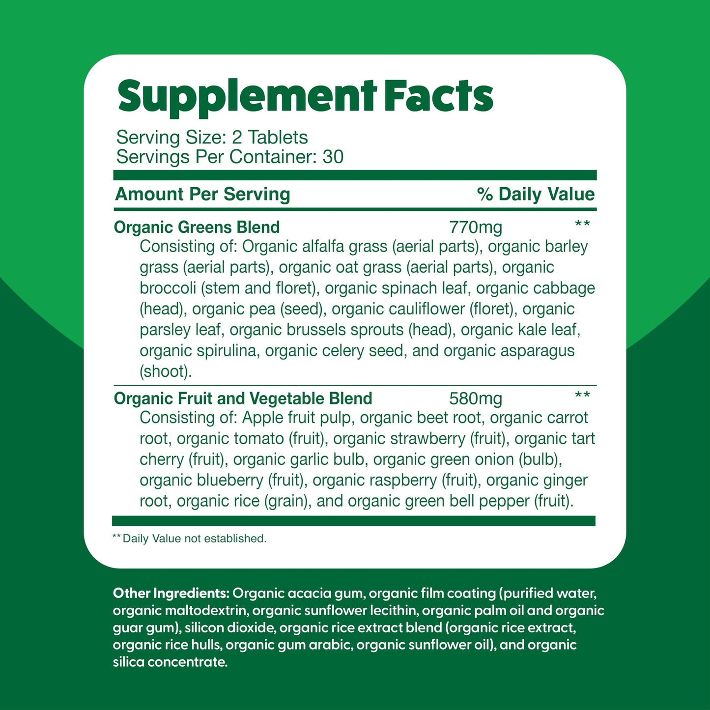 Superfood Greens by Feel Great Vitamin Co. | Organic Greens, Fruits and Veggies The Feel Great Vitamin CompanyUS supplements