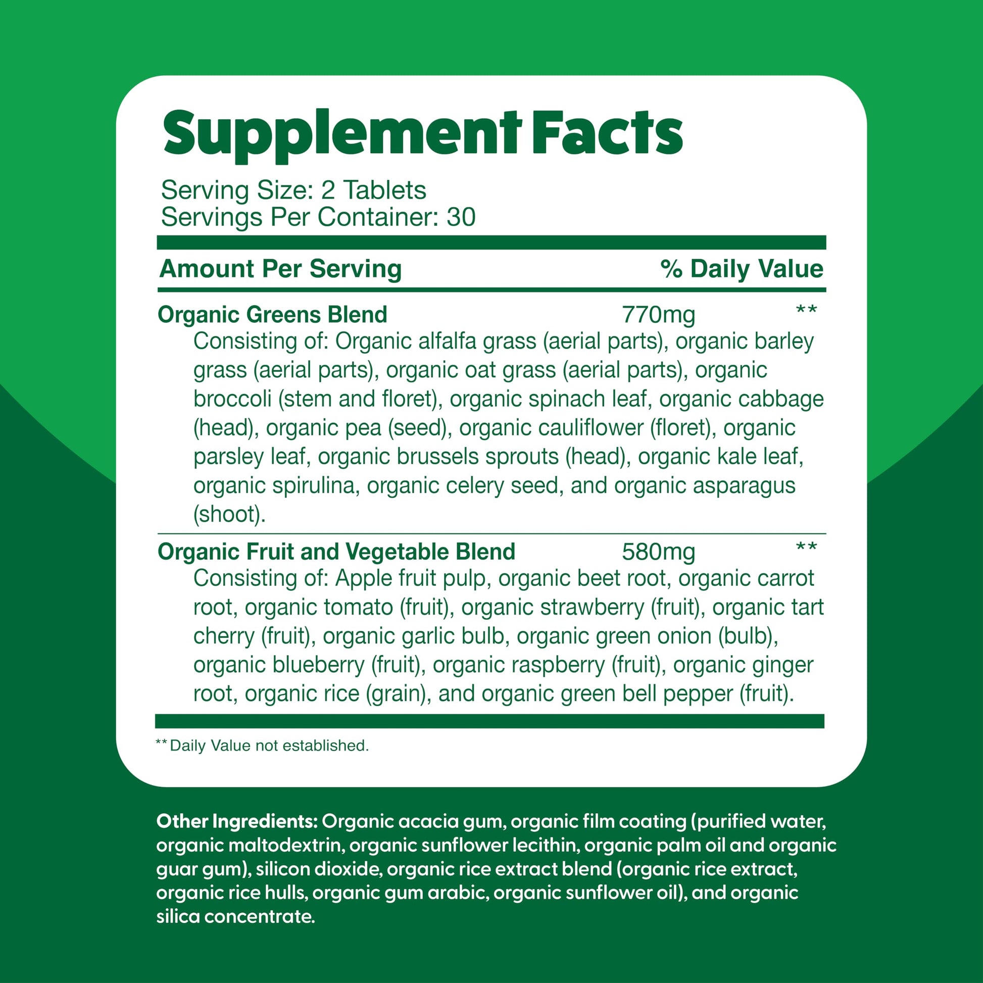 Superfood Greens by Feel Great Vitamin Co. | Organic Greens, Fruits and Veggies The Feel Great Vitamin CompanyUS supplements
