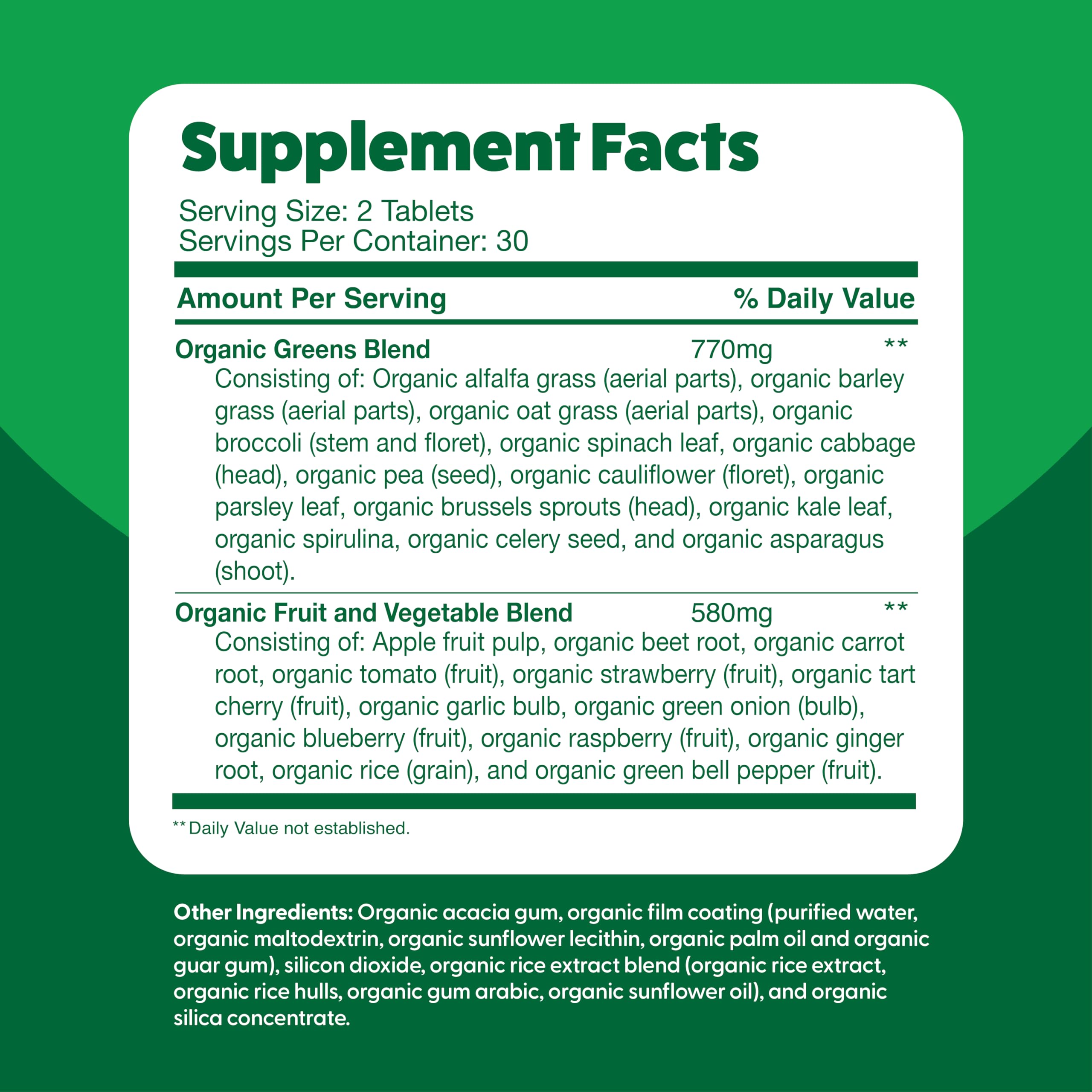 Superfood Greens by Feel Great Vitamin Co. | Organic Greens, Fruits and Veggies The Feel Great Vitamin CompanyUS supplements
