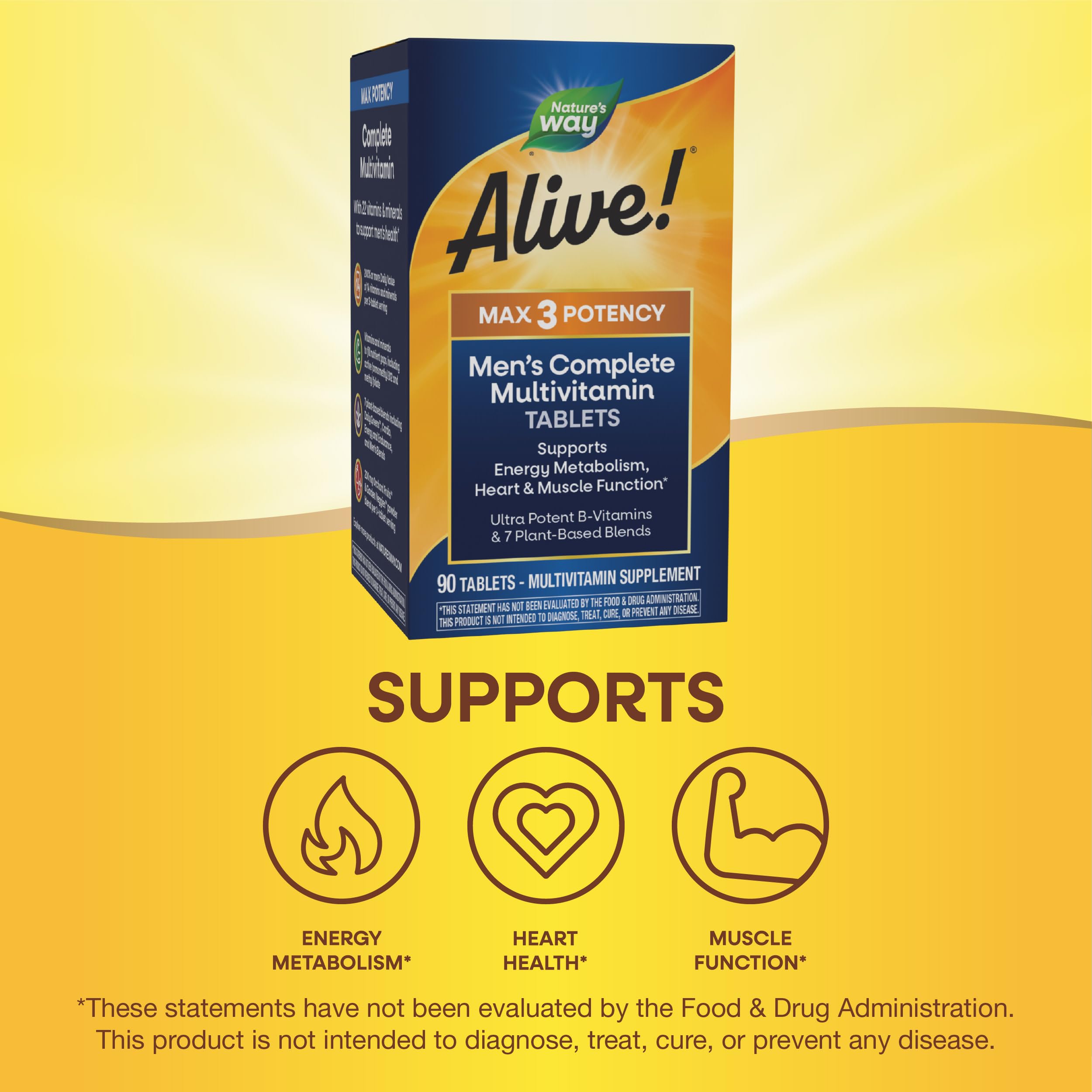 Nature's Way Alive! Men's Multi Vitamin, 90 CT Nature's WayAu supplements