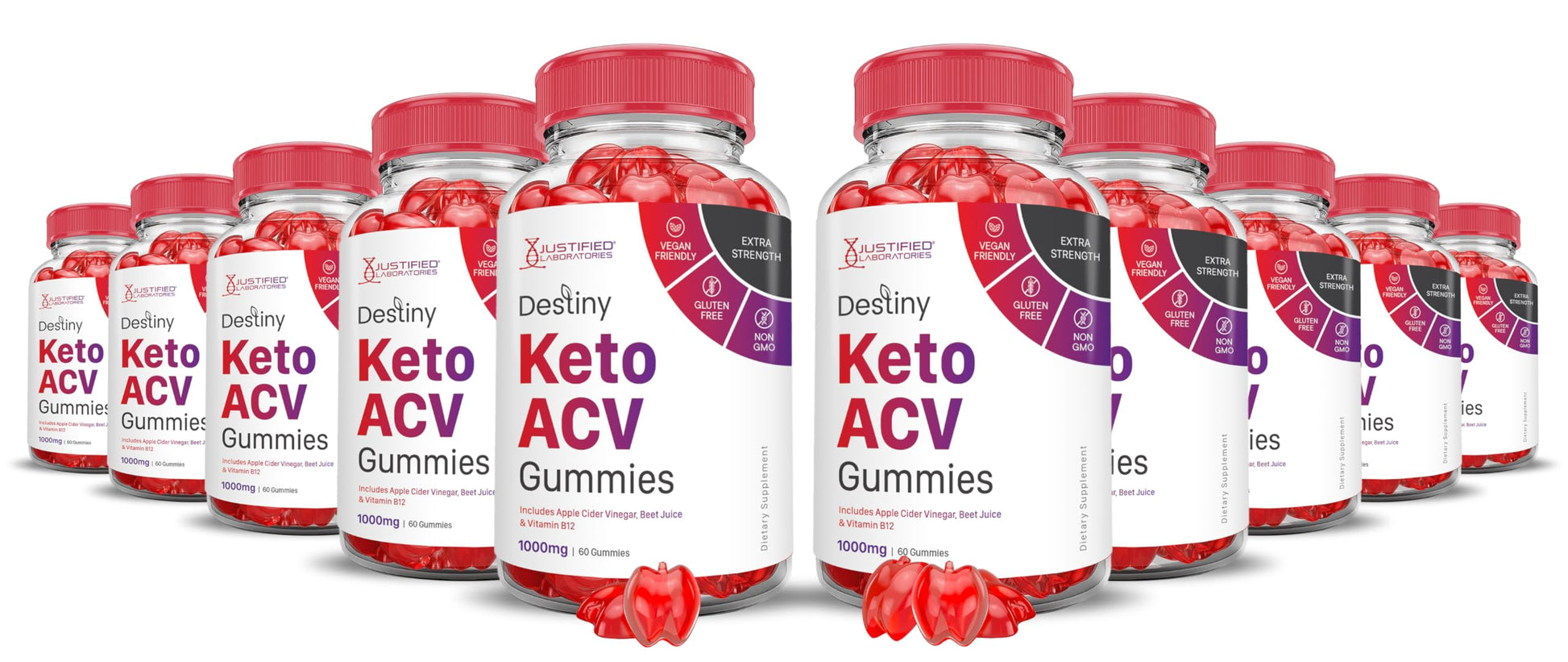 (10 Pack) Destiny Keto ACV Gummies Advanced Formula 1000MG Destiny Keto Gummies Justified LaboratoriesUS supplements