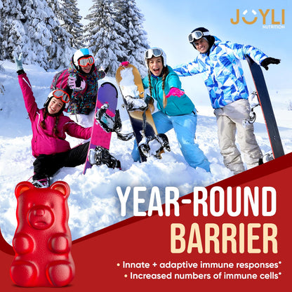 JOYLI Quercetin Gummies - Quercetin with Bromelain Zinc Vitamin C & Vitamin D3 - Quercetin Supplement 500MG for Immune System & Allergy - Quercetin for Kids and Adults - 60 Quercetin Chewable JOYLI NutritionUS supplements